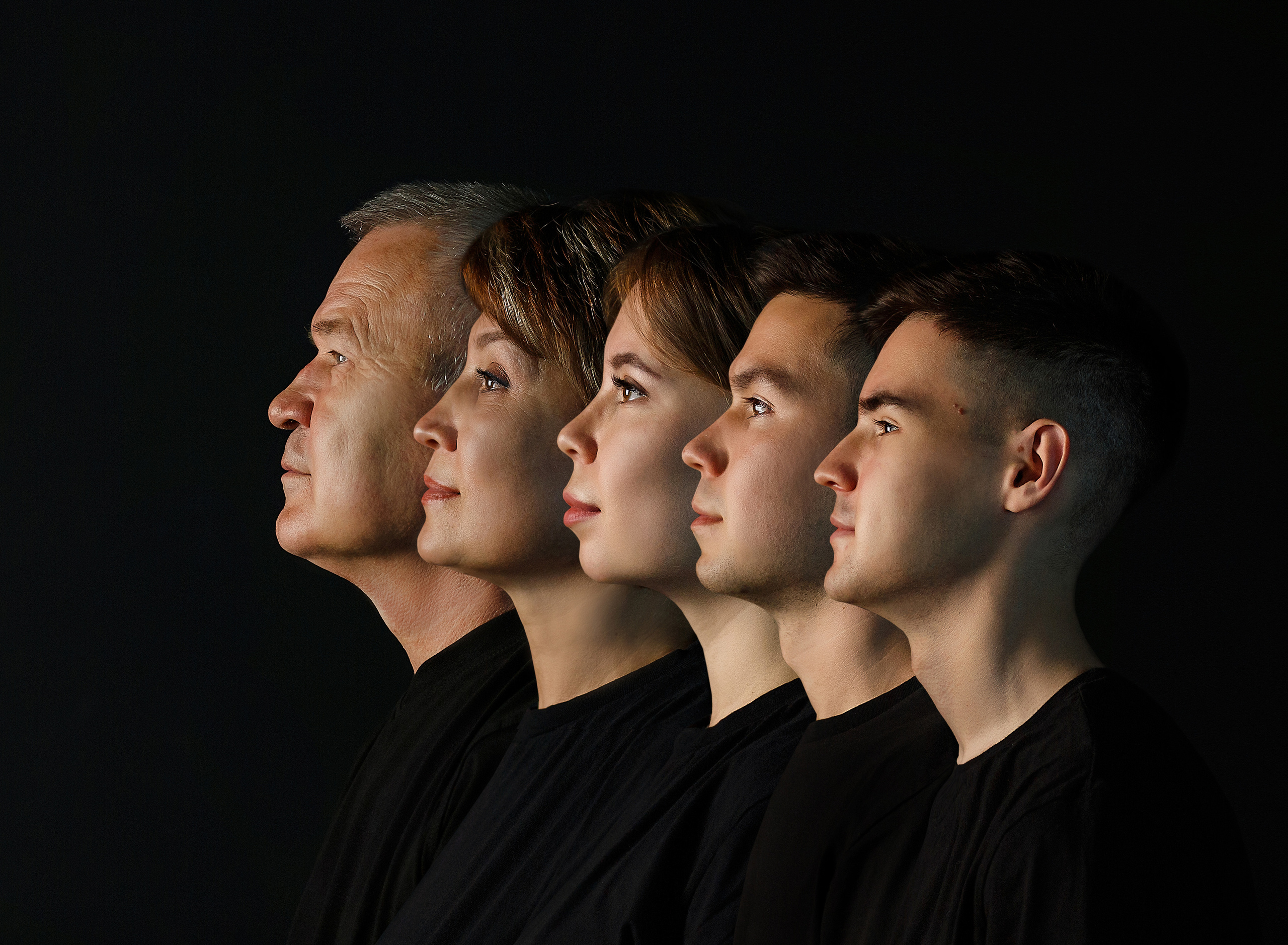 Семейный трендовый портрет. Семейный и детский фотограф в Стерлитамаке Разина Рахмангулова