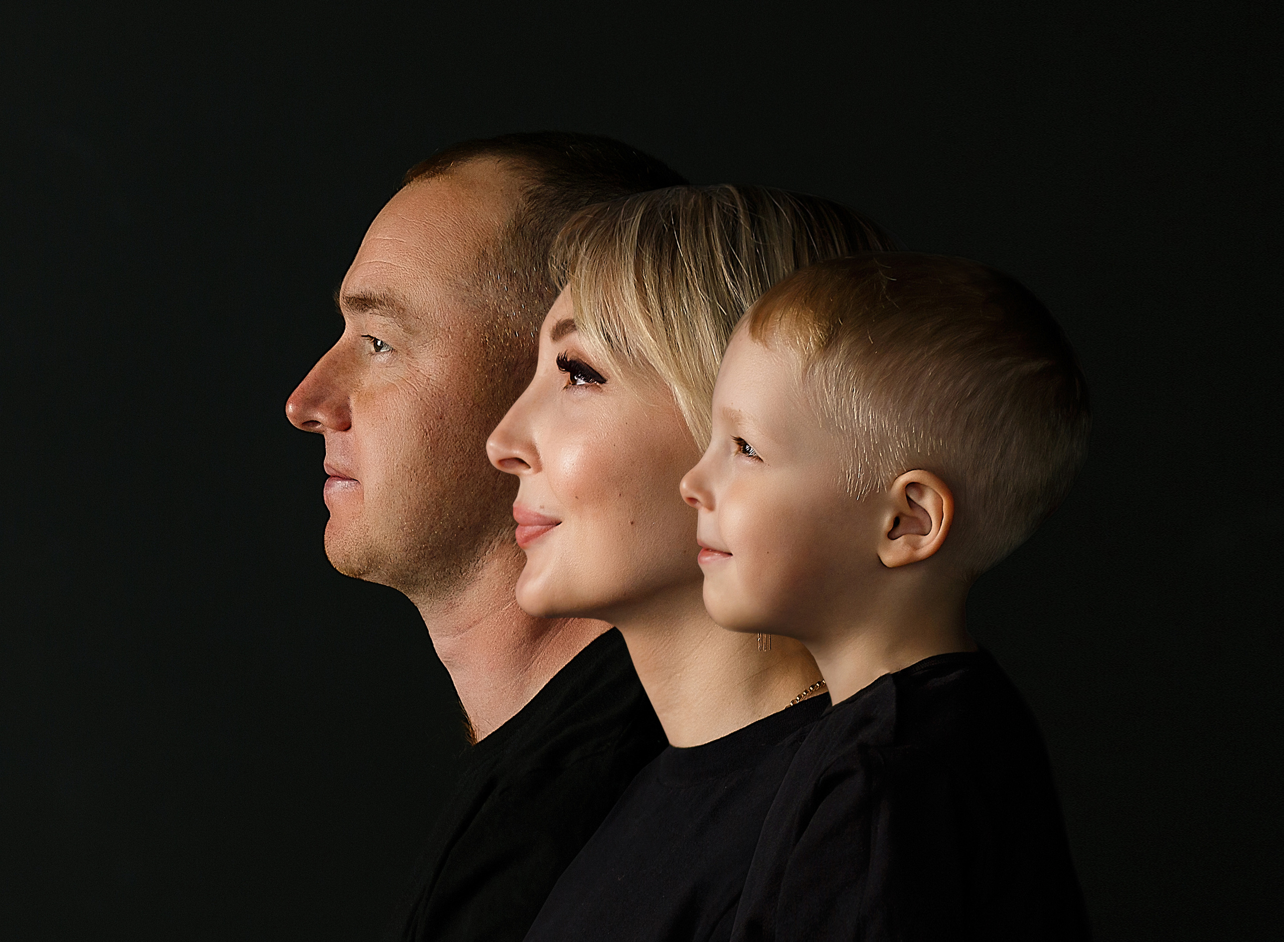 Семейный трендовый портрет. Семейный и детский фотограф в Стерлитамаке Разина Рахмангулова