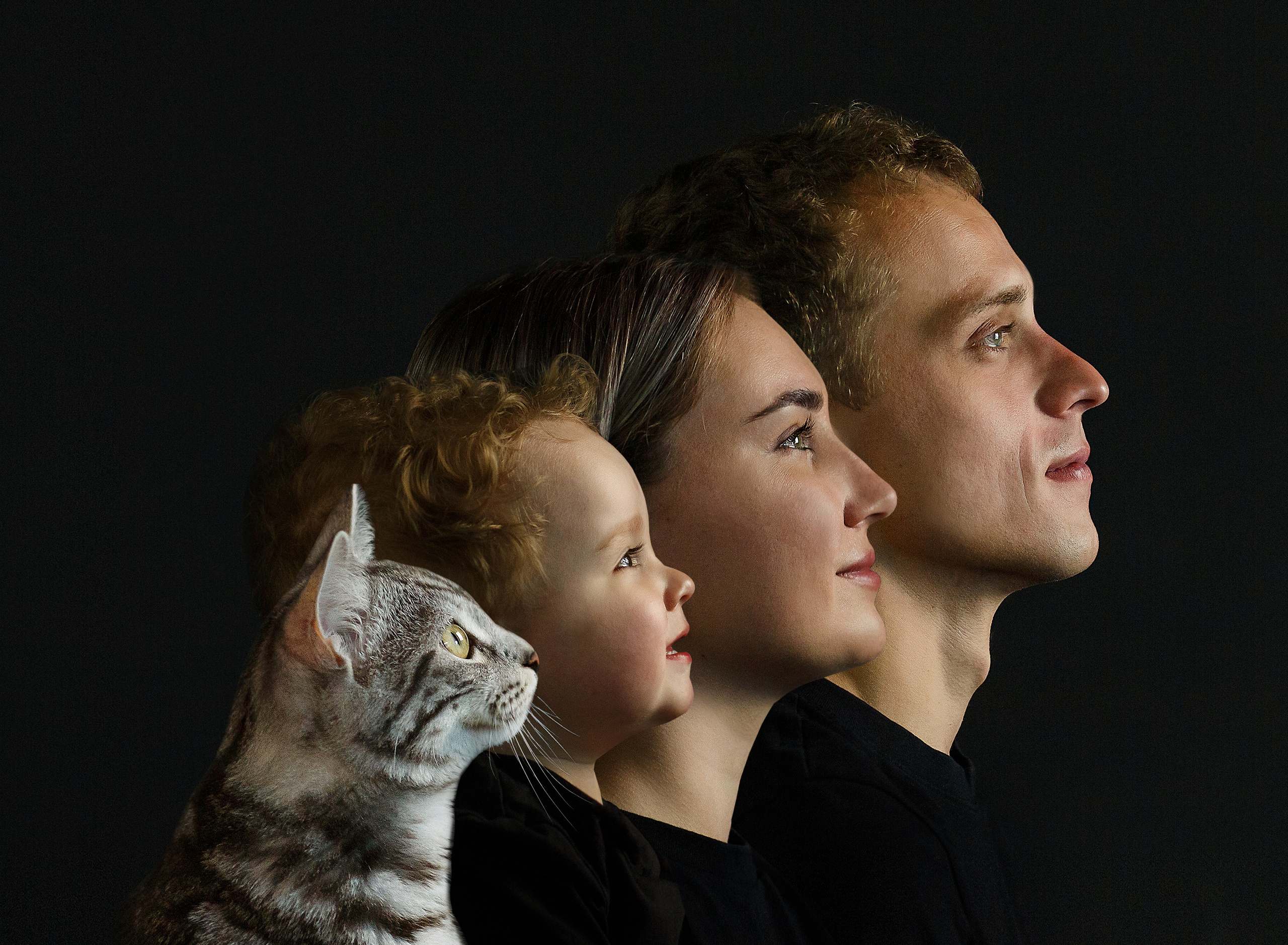 Семейный трендовый портрет. Семейный и детский фотограф в Стерлитамаке Разина Рахмангулова