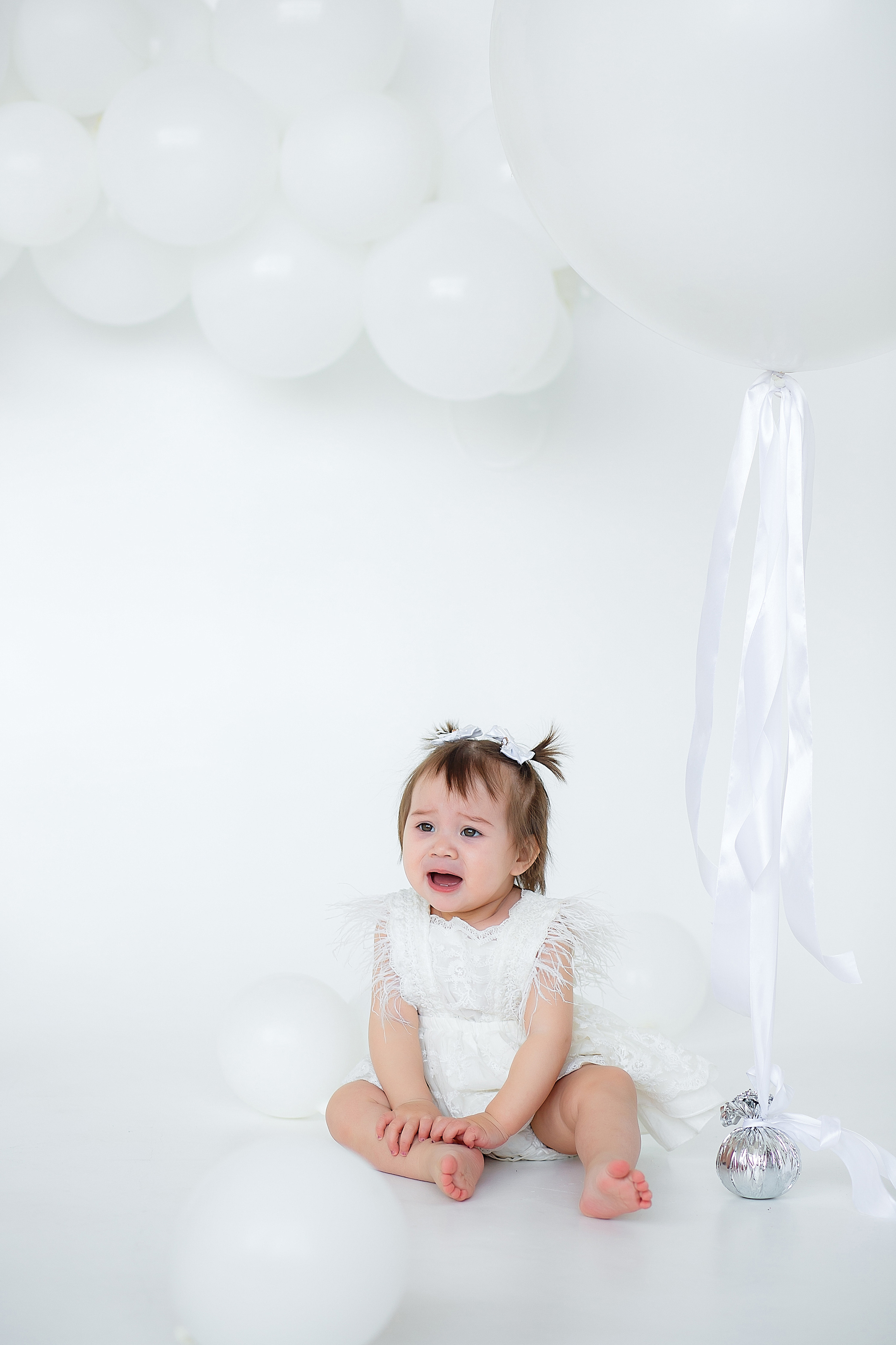 Детская фотосессия с шарами в студии. Семейный и детский фотограф в Стерлитамаке Разина Рахмангулова