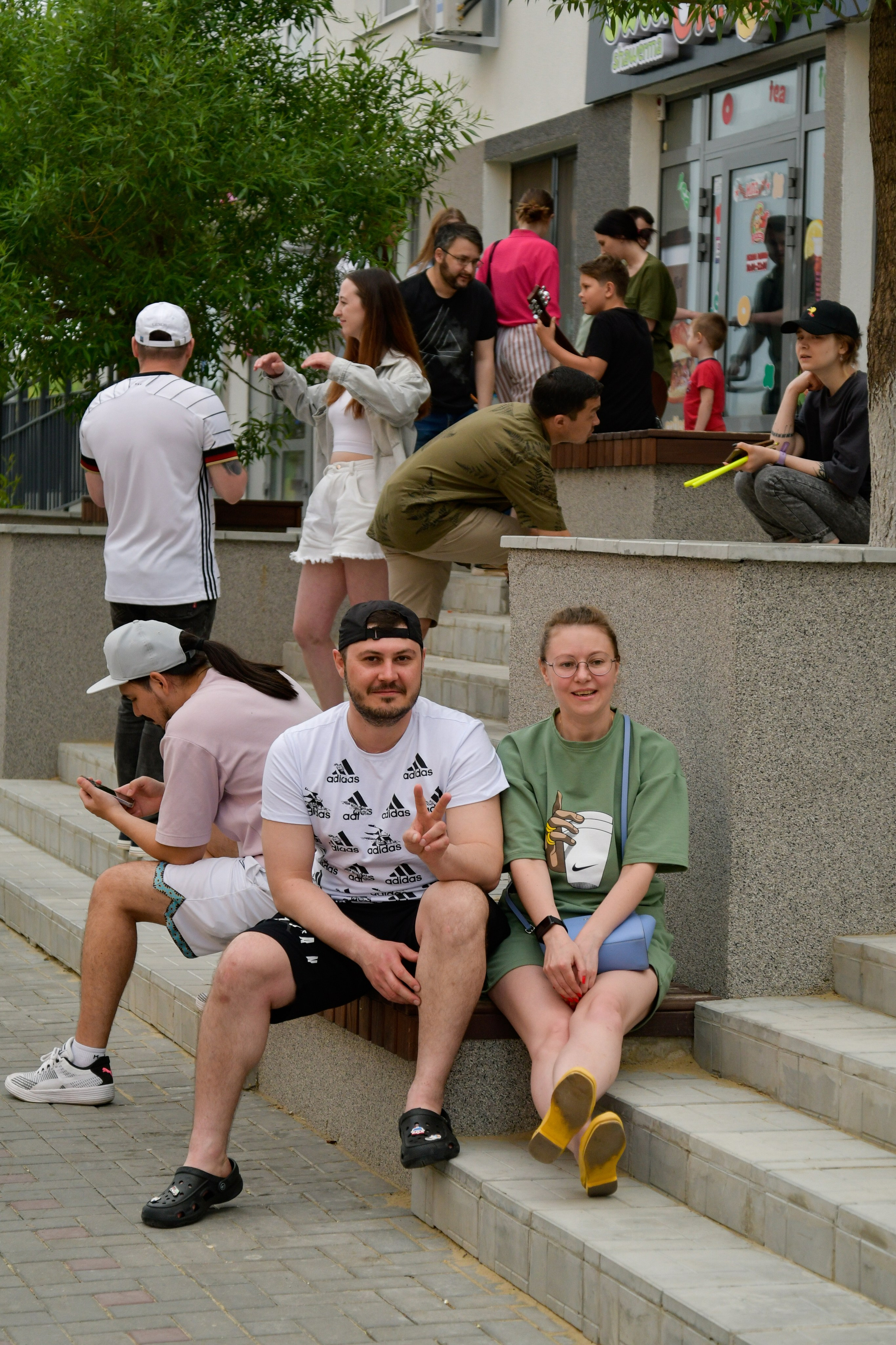 Концерт школы барабанов в соседском центре. Фотографы в Тюмени Андрей и Лидия Войвод