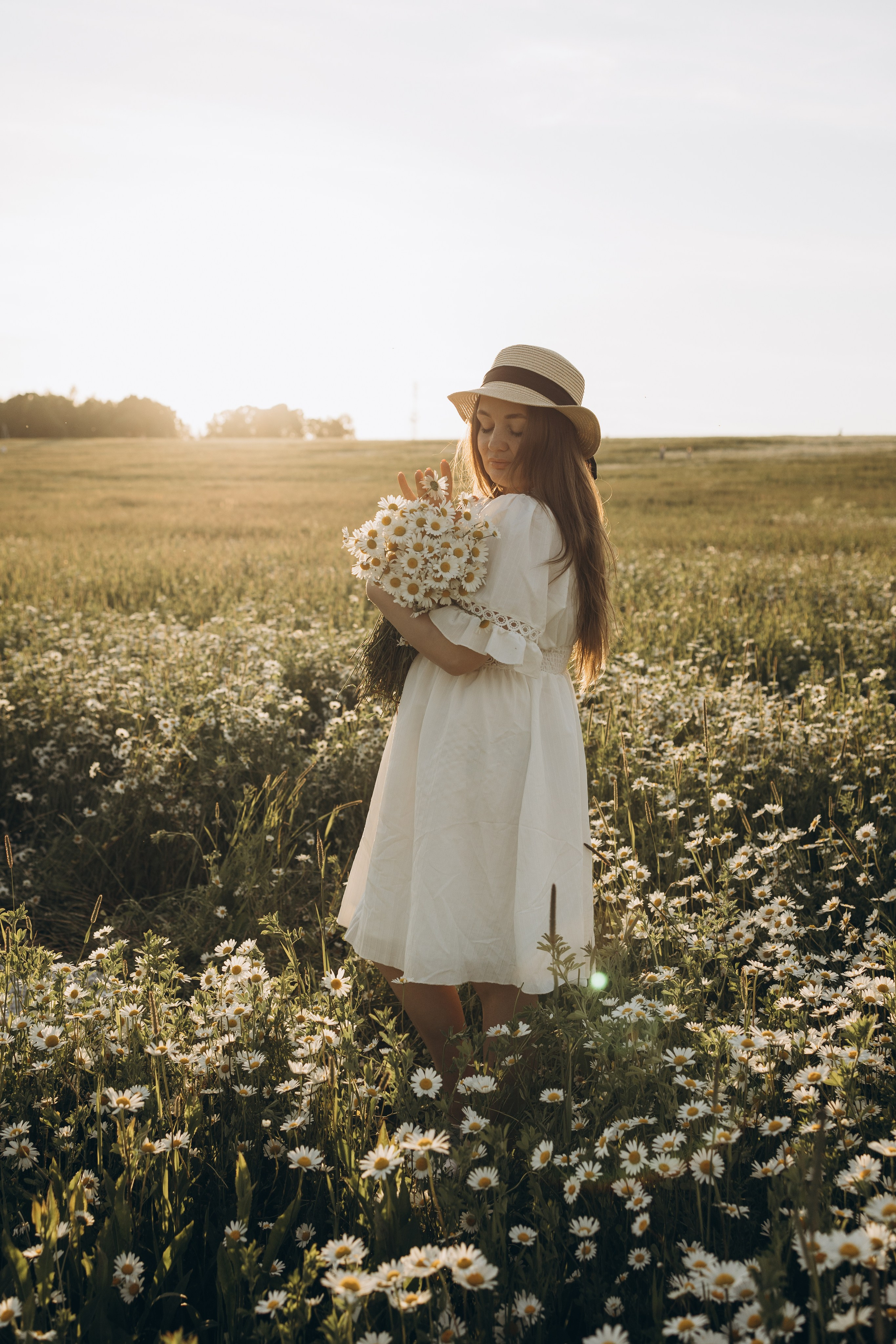 Маша и ромашки. Семейный фотограф в Москве Виктория Ястребинская