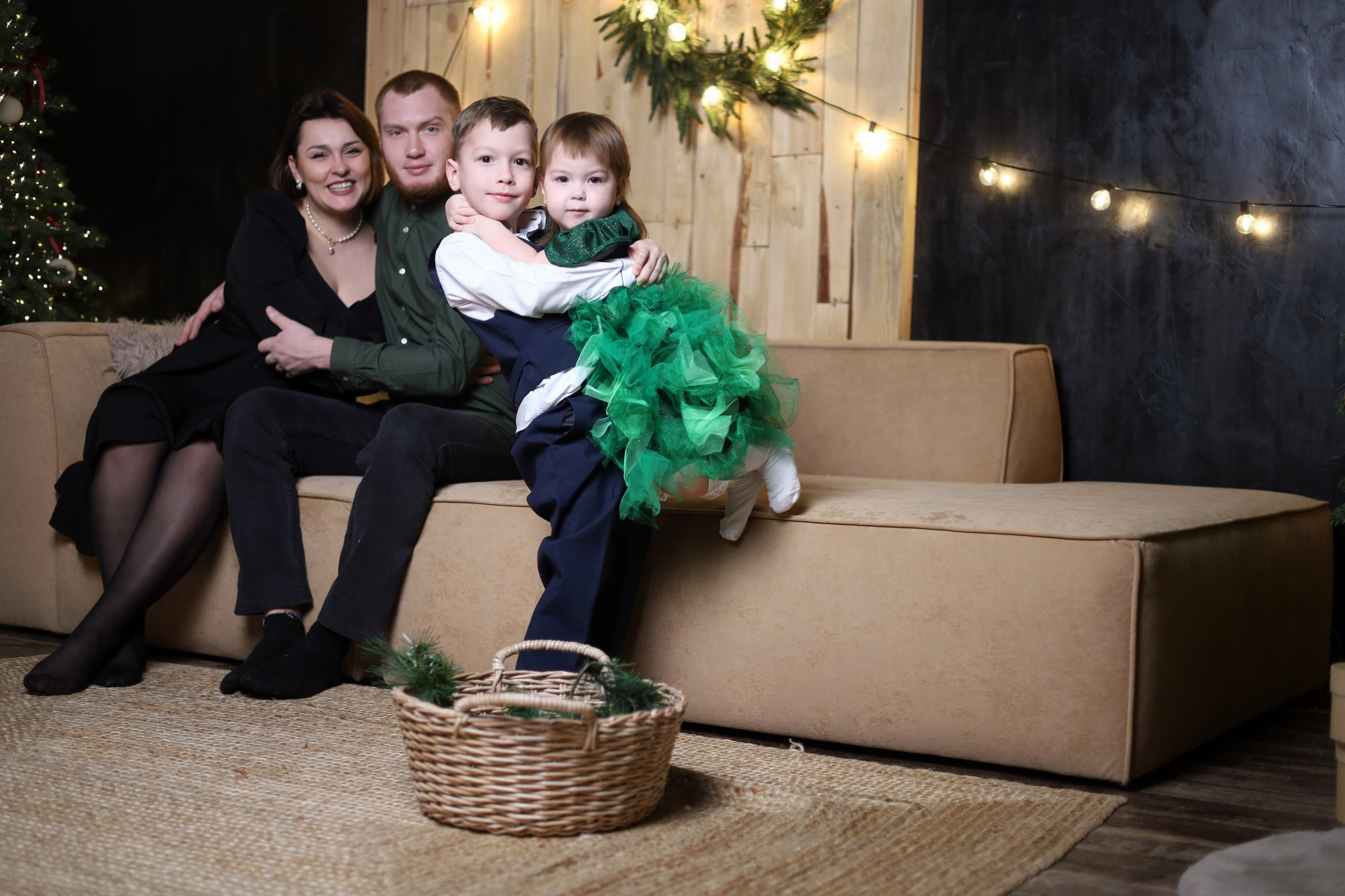 Семейный новый год Соседовы. Фотограф в Красноярске Никитина Мария