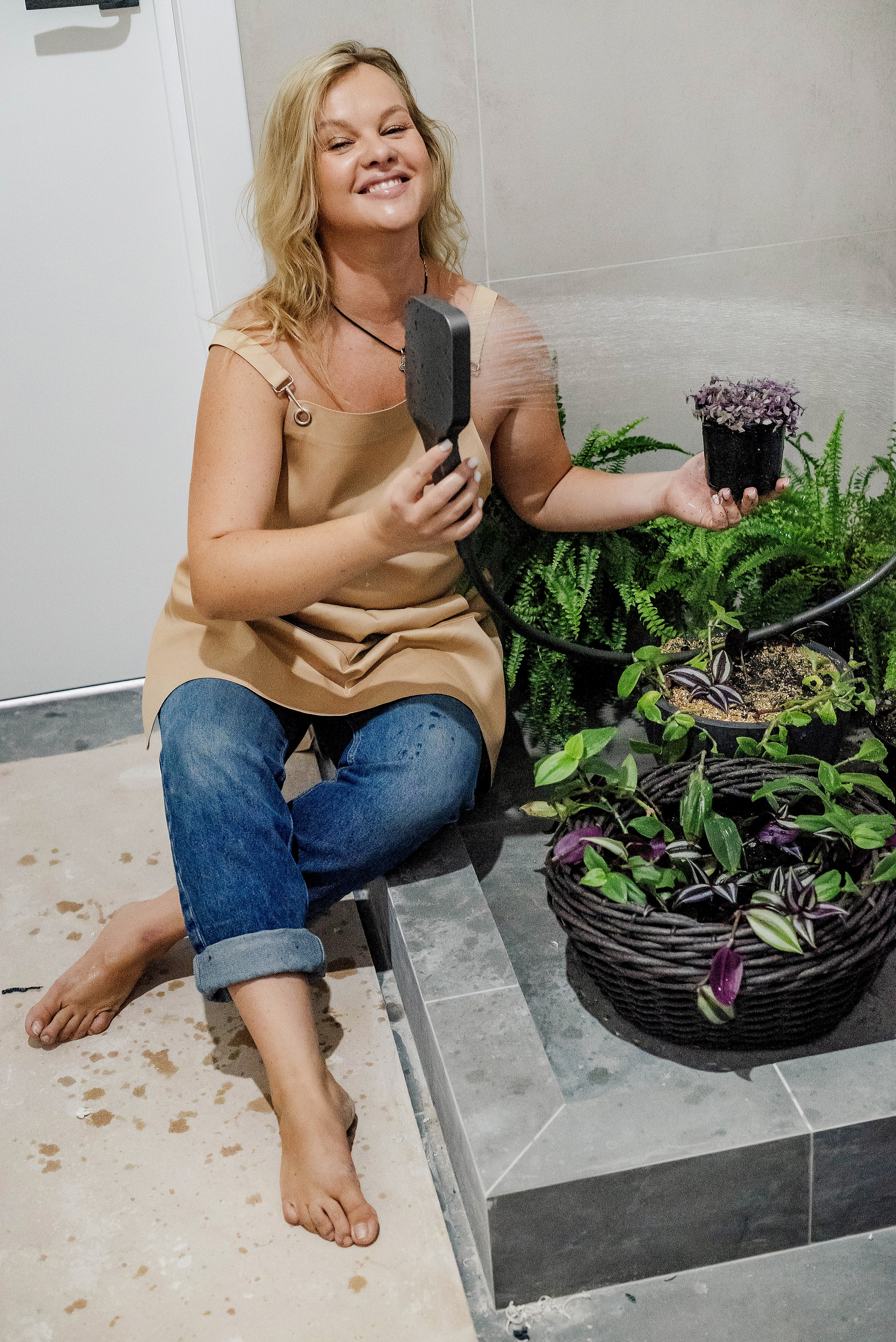 Зеленая душа с рисунком папоротника. Свадебный и семейный фотограф в Новосибирске, Санкт-Петербурге, Москве