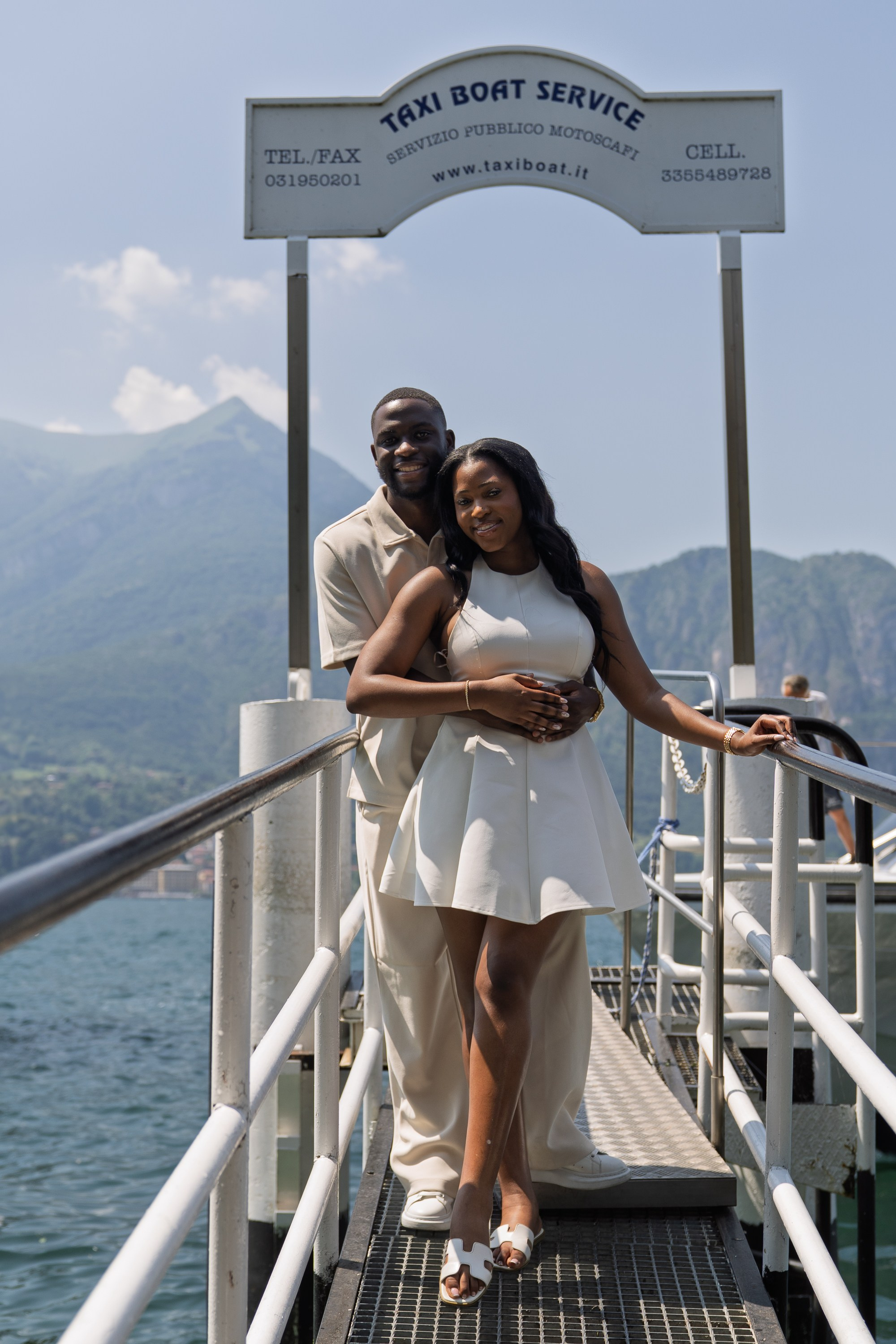 Tishane & Fiance. Maria Anistratova | Destination Photographer, Videographer & Drone Pilot — Lake Como