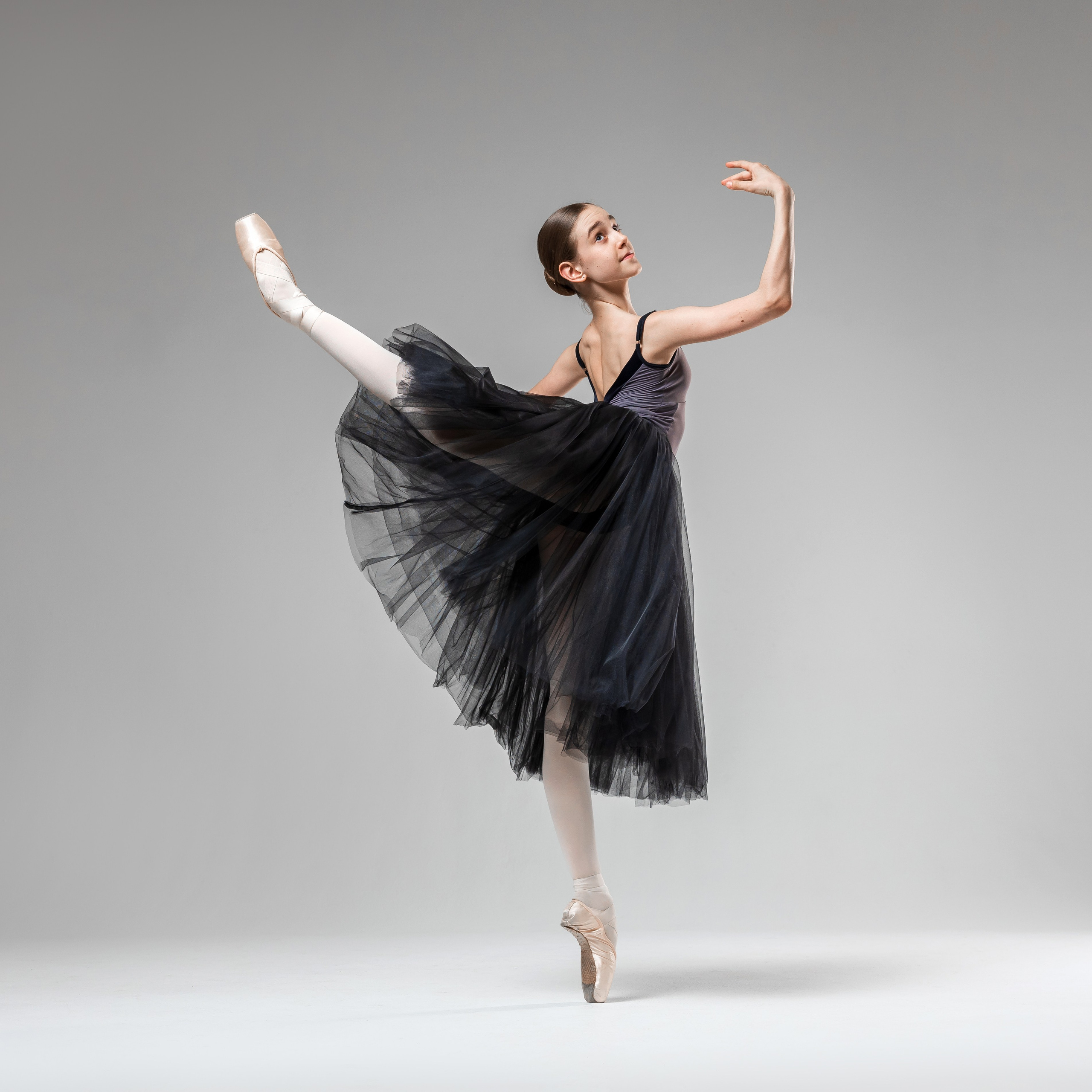 Балетная съёмка на белой циклораме и фонах. Балетный фотограф Алина Ханько — Душа Балета