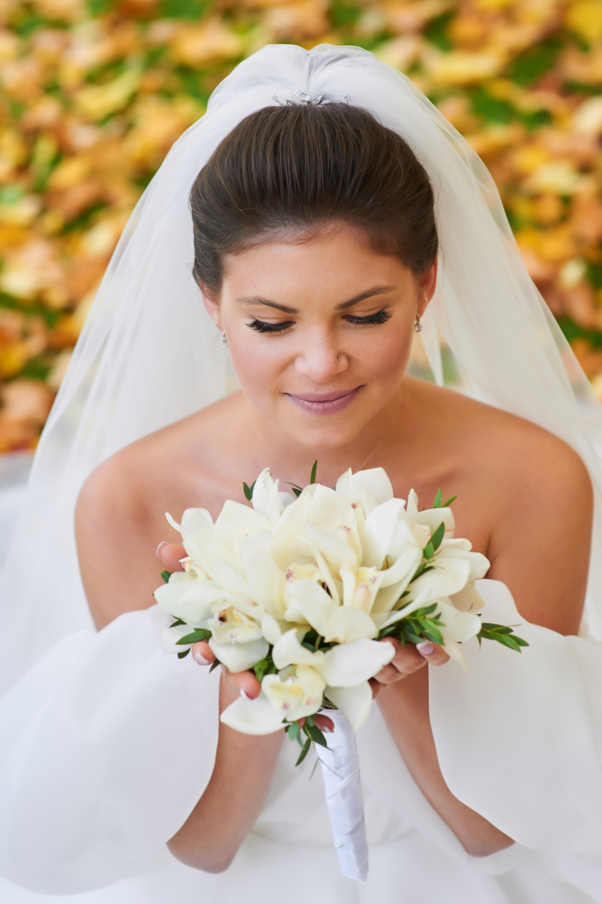 Осенняя свадебная прогулка в Екатерининском парке в Пушкине. Портретный, семейный и свадебный фотограф в Санкт-Петербурге и в Пушкине Ширяев Денис