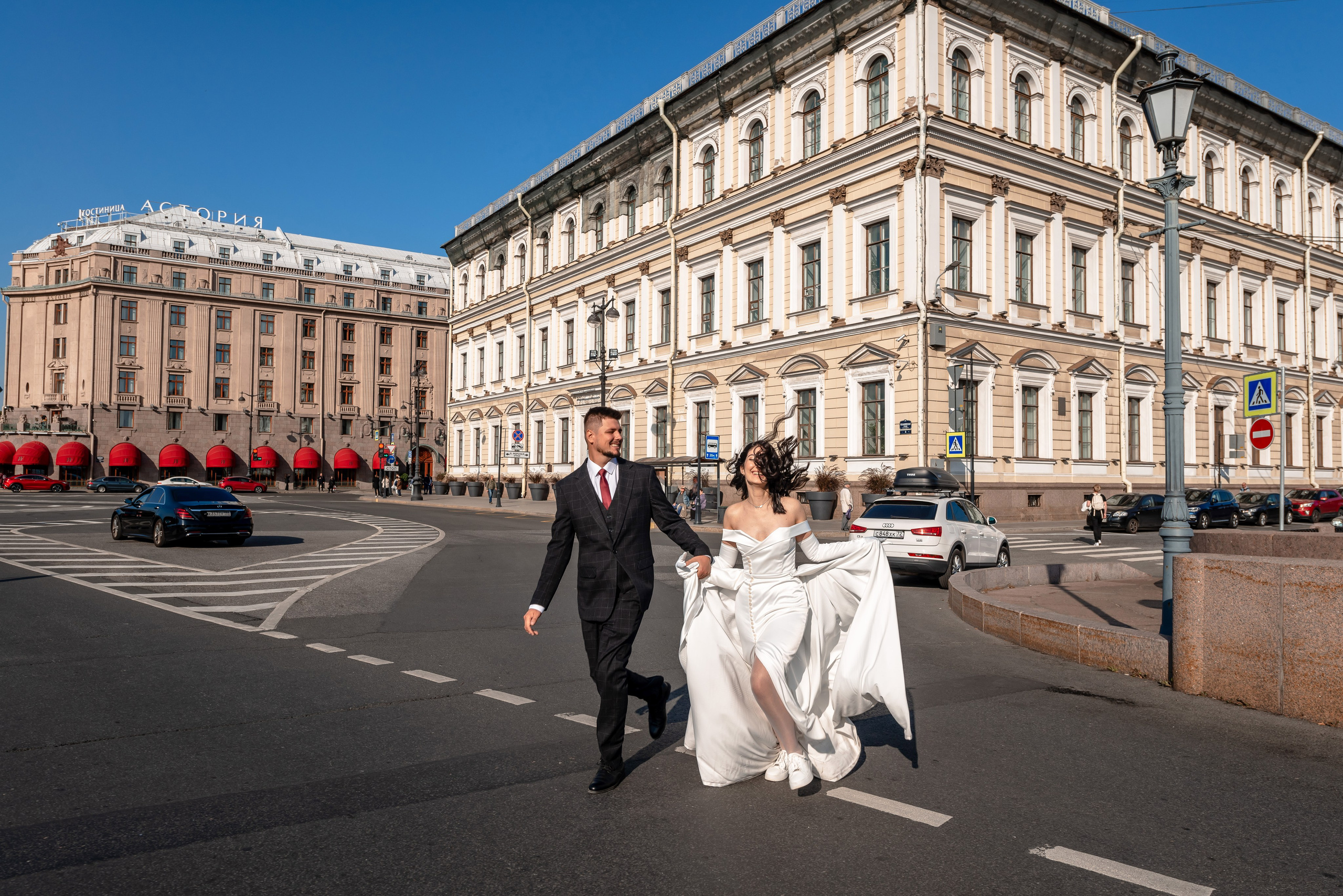Камерная свадьба в Первом Дворце Бракосочетания №1 на Английской набережной Яны и Евгения. Портретный, семейный и свадебный фотограф в Санкт-Петербурге и в Пушкине Ширяев Денис