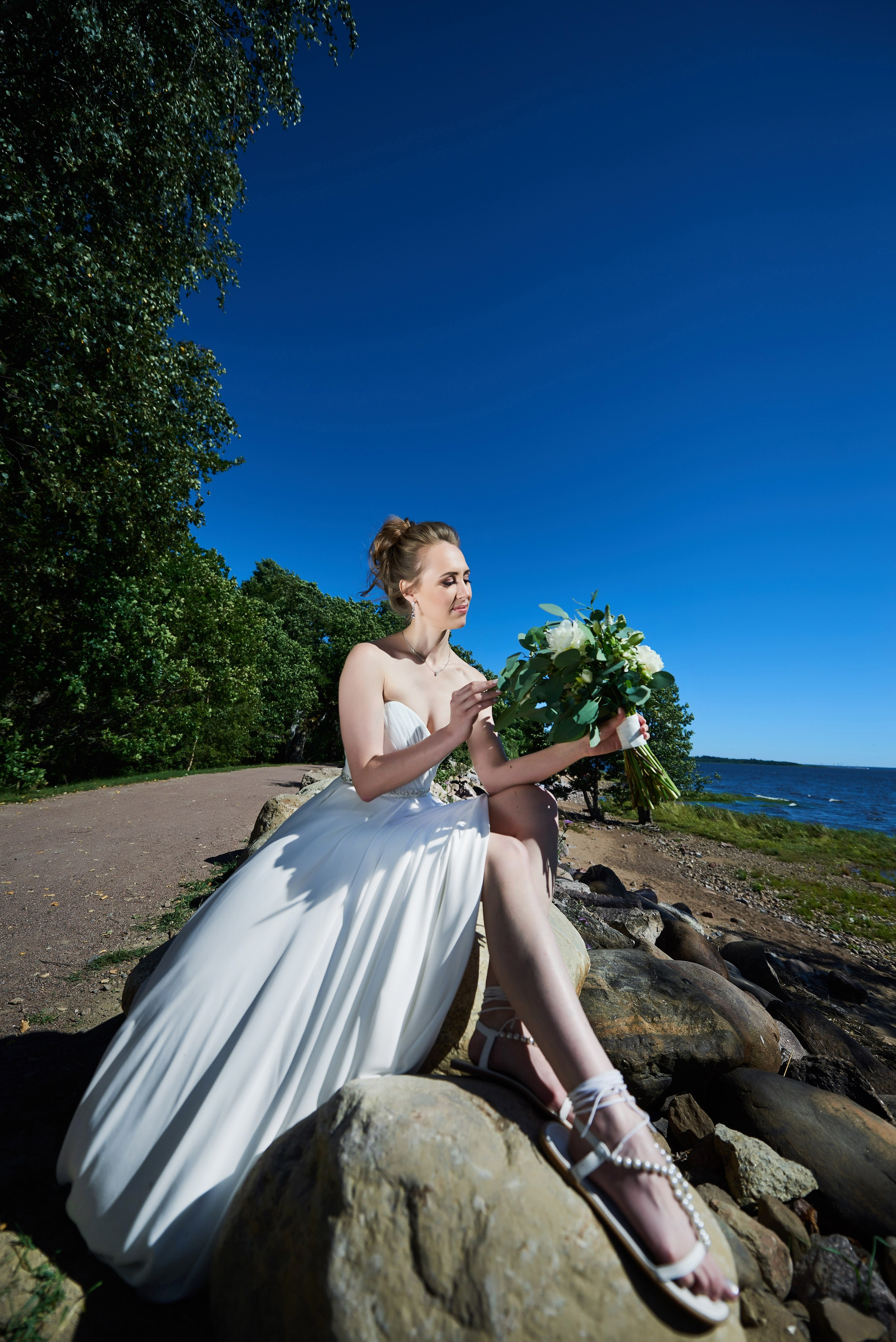 Александра и Вячеслав (фотосессия на берегу Финского залива в парке Дубки в Сестрорецке). Портретный, семейный и свадебный фотограф в Санкт-Петербурге и в Пушкине Ширяев Денис