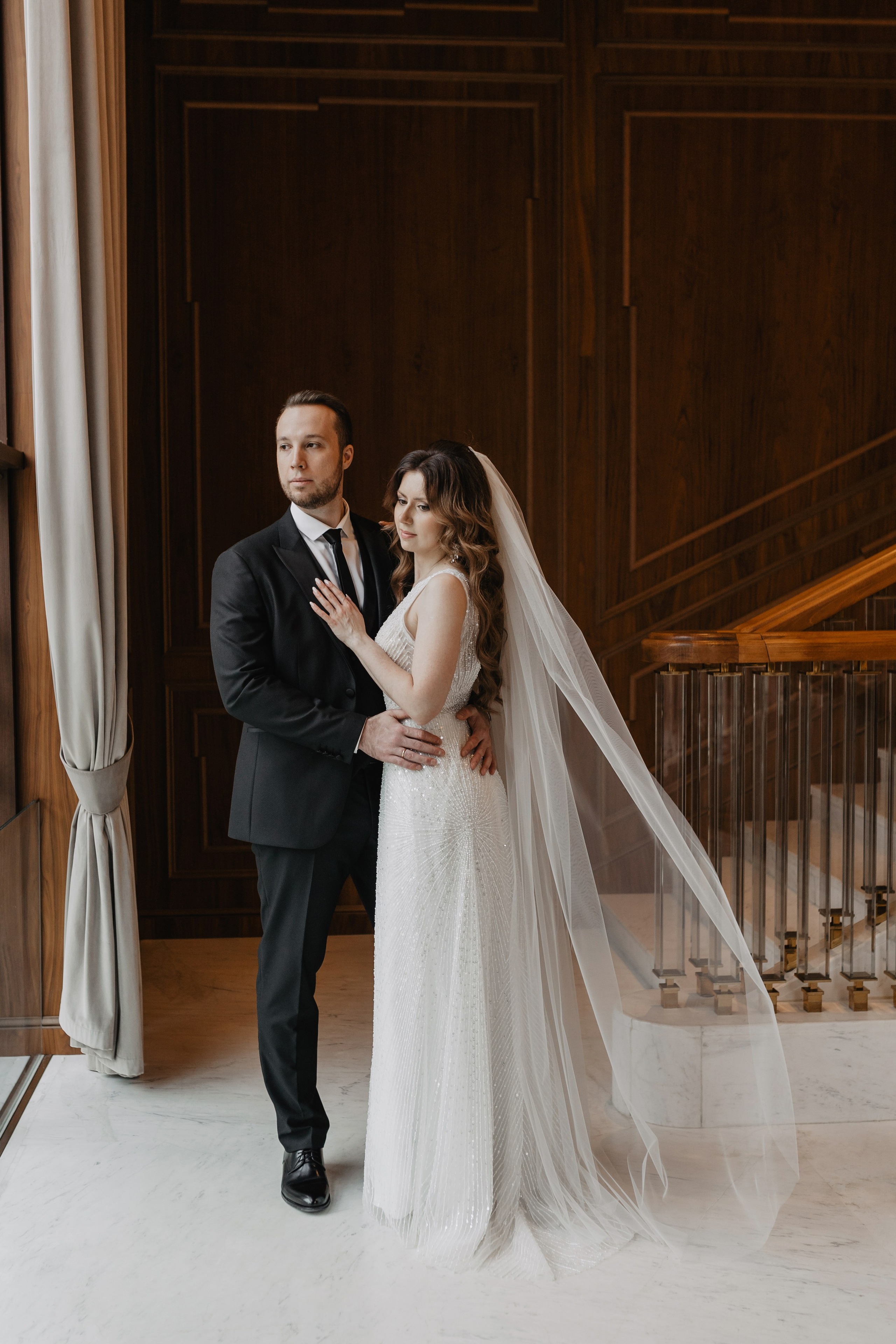 Свадебная фотосессия в отеле Марриотт Империал Плаза