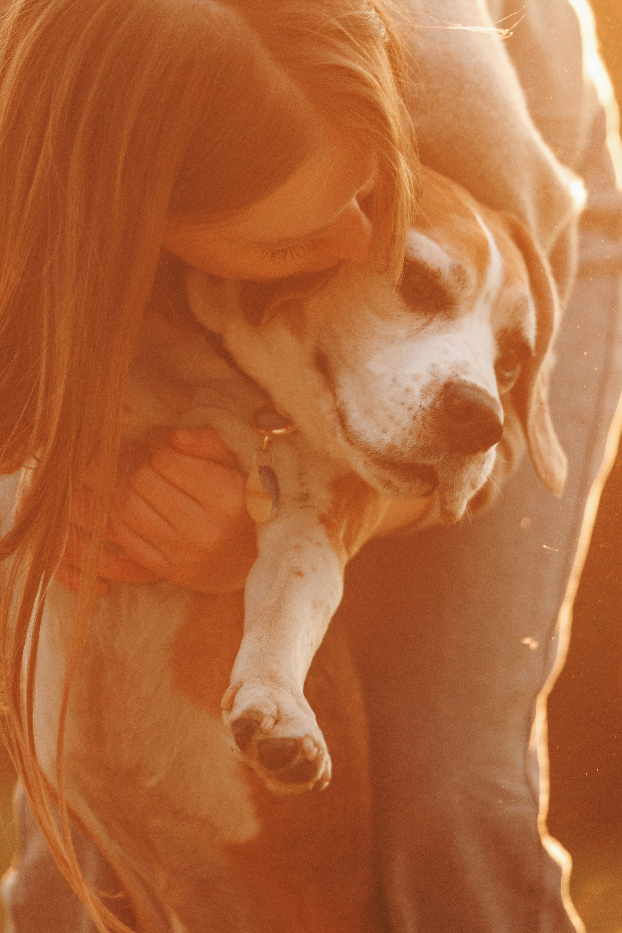 Юля и Зайфер. Фотограф анималист Осипчикова Мария