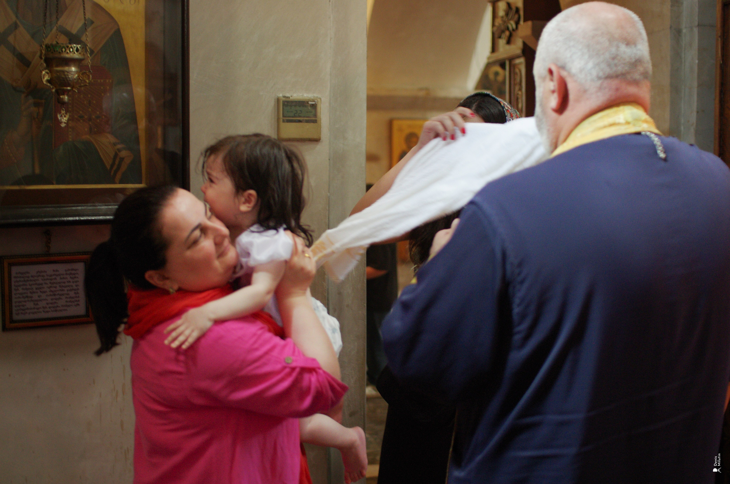 Крещение Сенаки. Портретный фотограф Денис Милютин