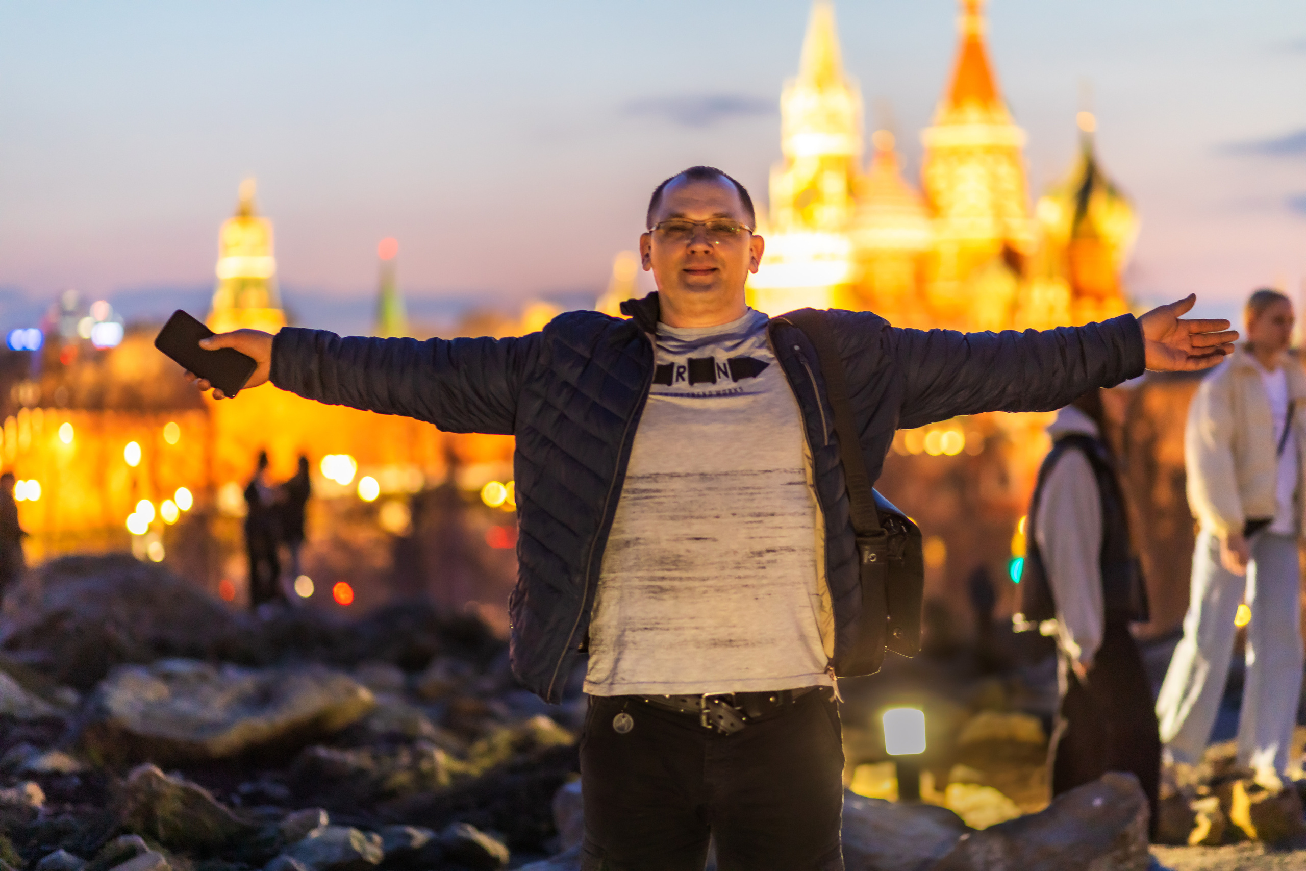 Владимир и Галина Прогулка по Москве. Портретный и семейный фотограф в Москве Владимир Крылаев