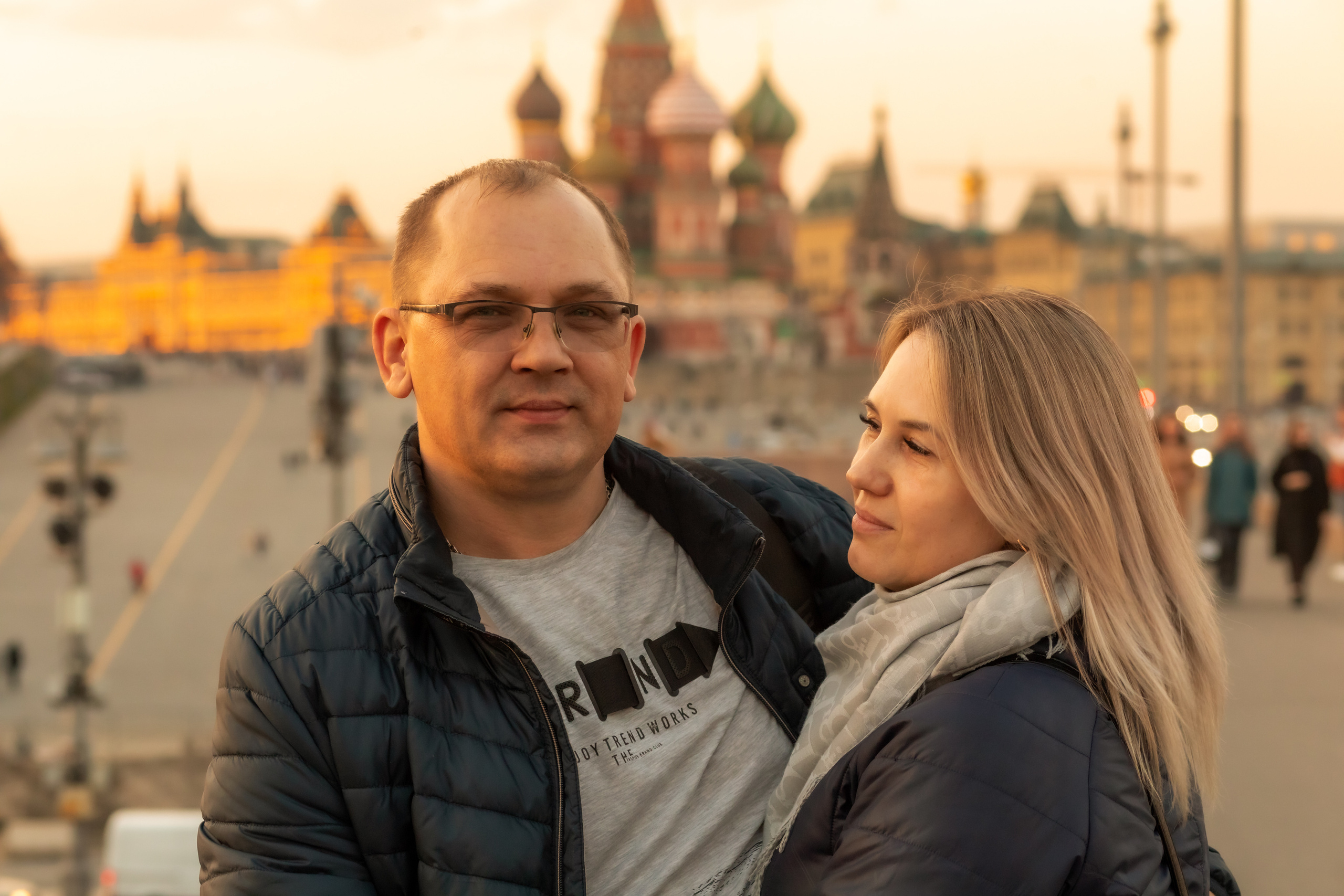 Владимир и Галина Прогулка по Москве. Портретный и семейный фотограф в Москве Владимир Крылаев