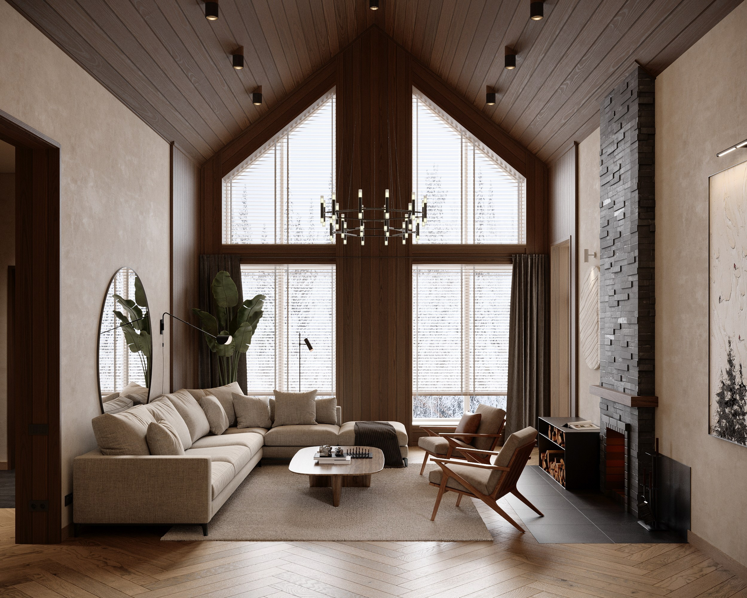 Дизайн дома в стиле Шале КП Бима. Архитектор-дизайнер в Казани