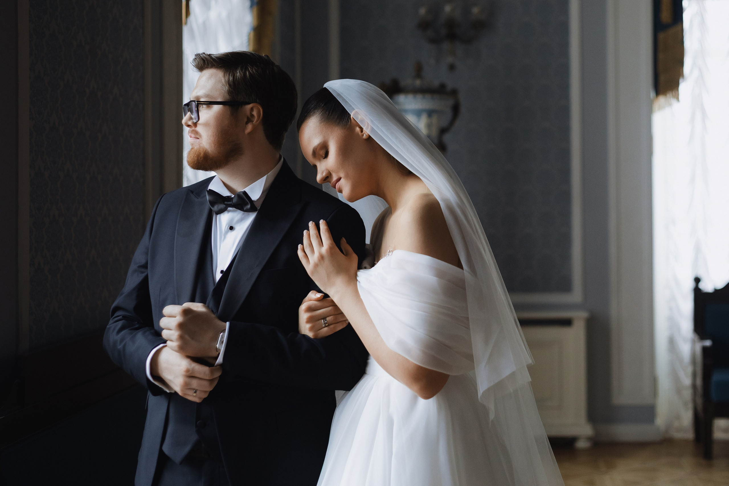 Свадебная фотосессия в Минске в итальянском ресторане La Scala