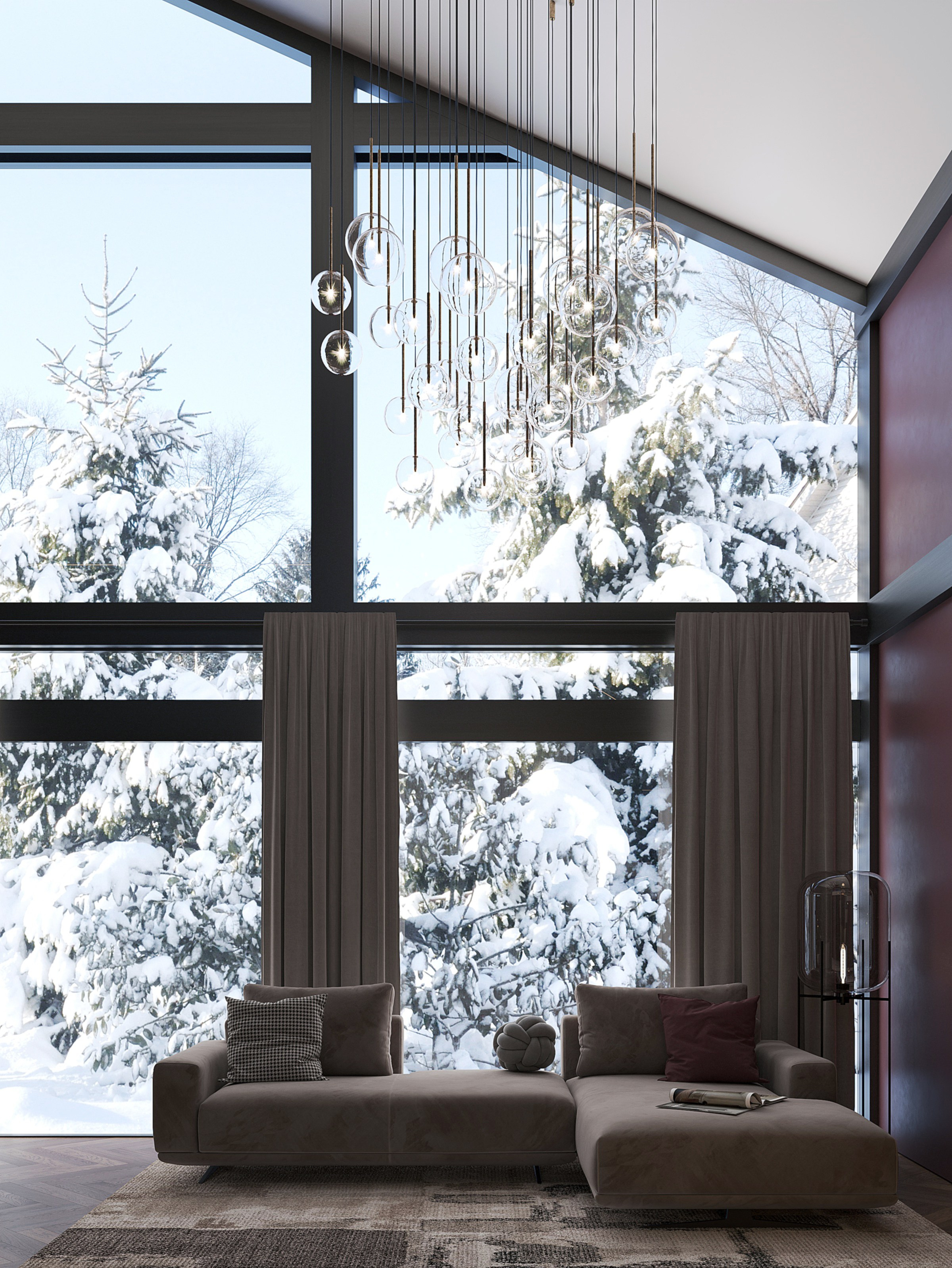 Проект Фахверк Омск. Студия дизайна интерьера Лактионовой Елены