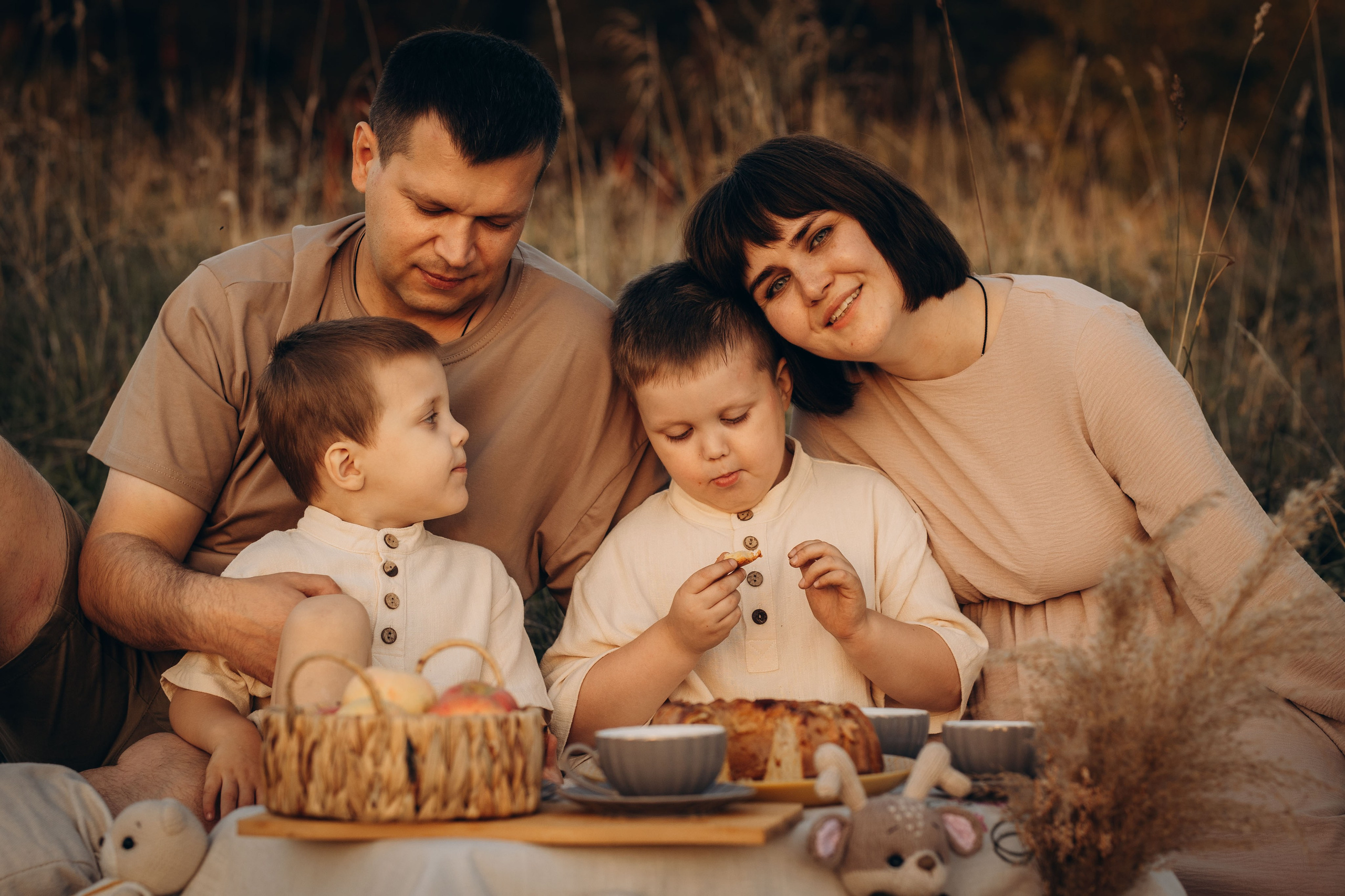 Анна и ее семья. Детский и Семейный фотограф Елена Карпушина