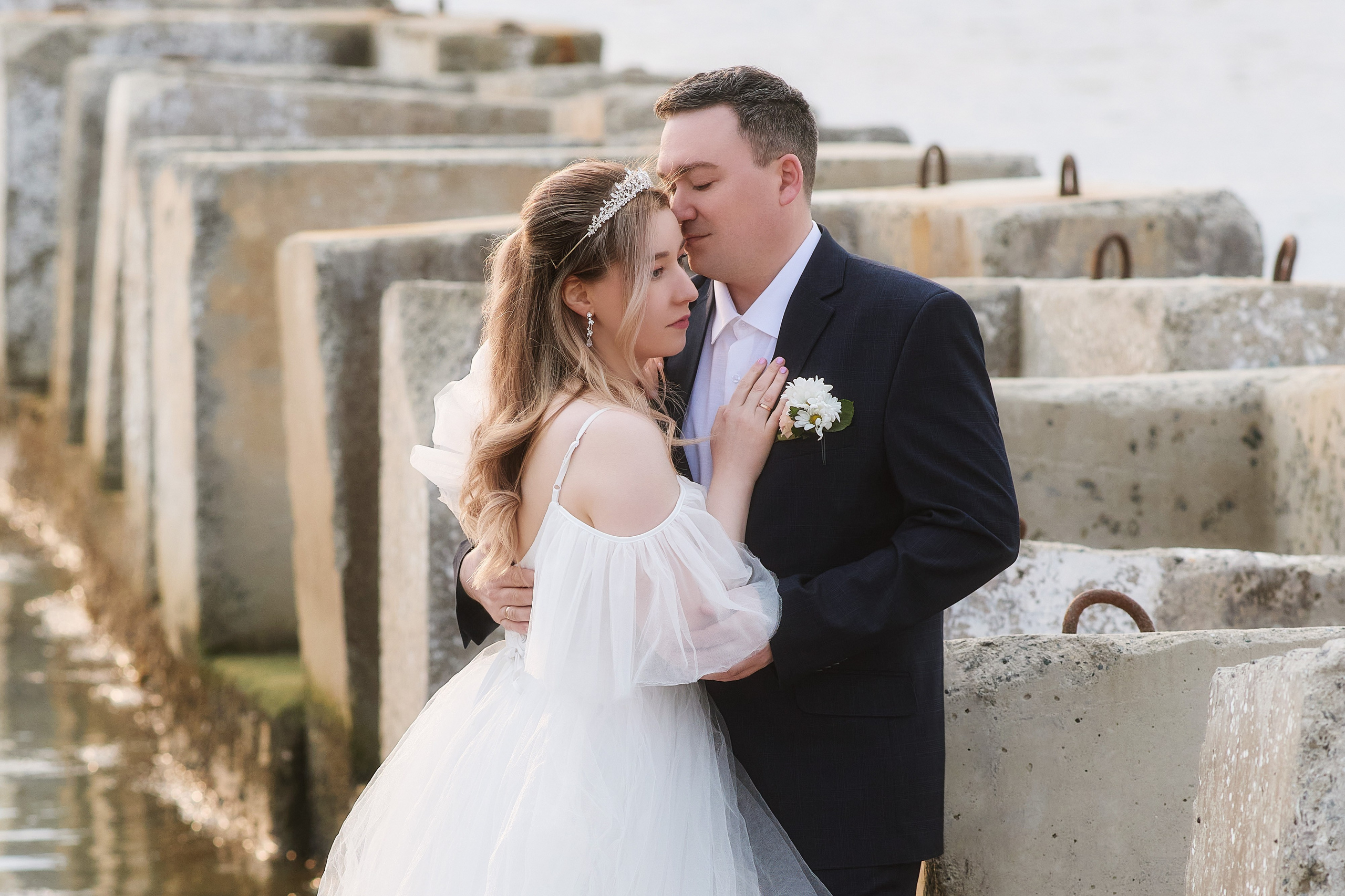 Свадебная фотосессия у волнореза в Находке