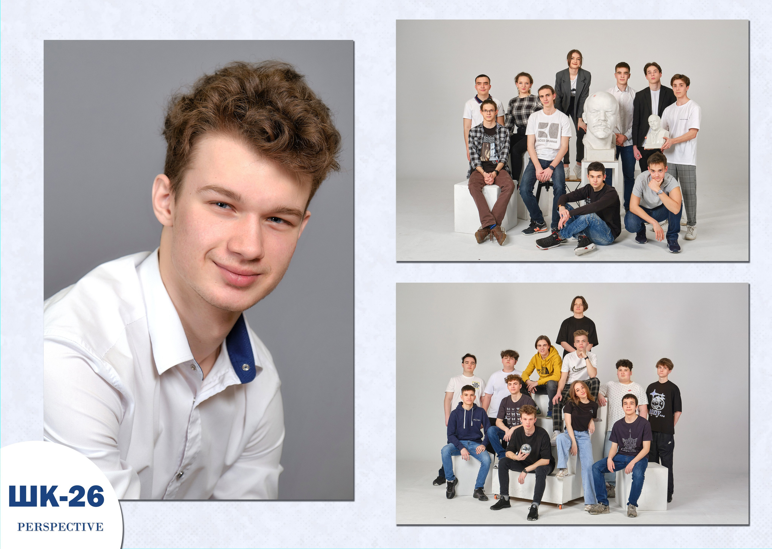 Образцы разворотов для школьных альбомов