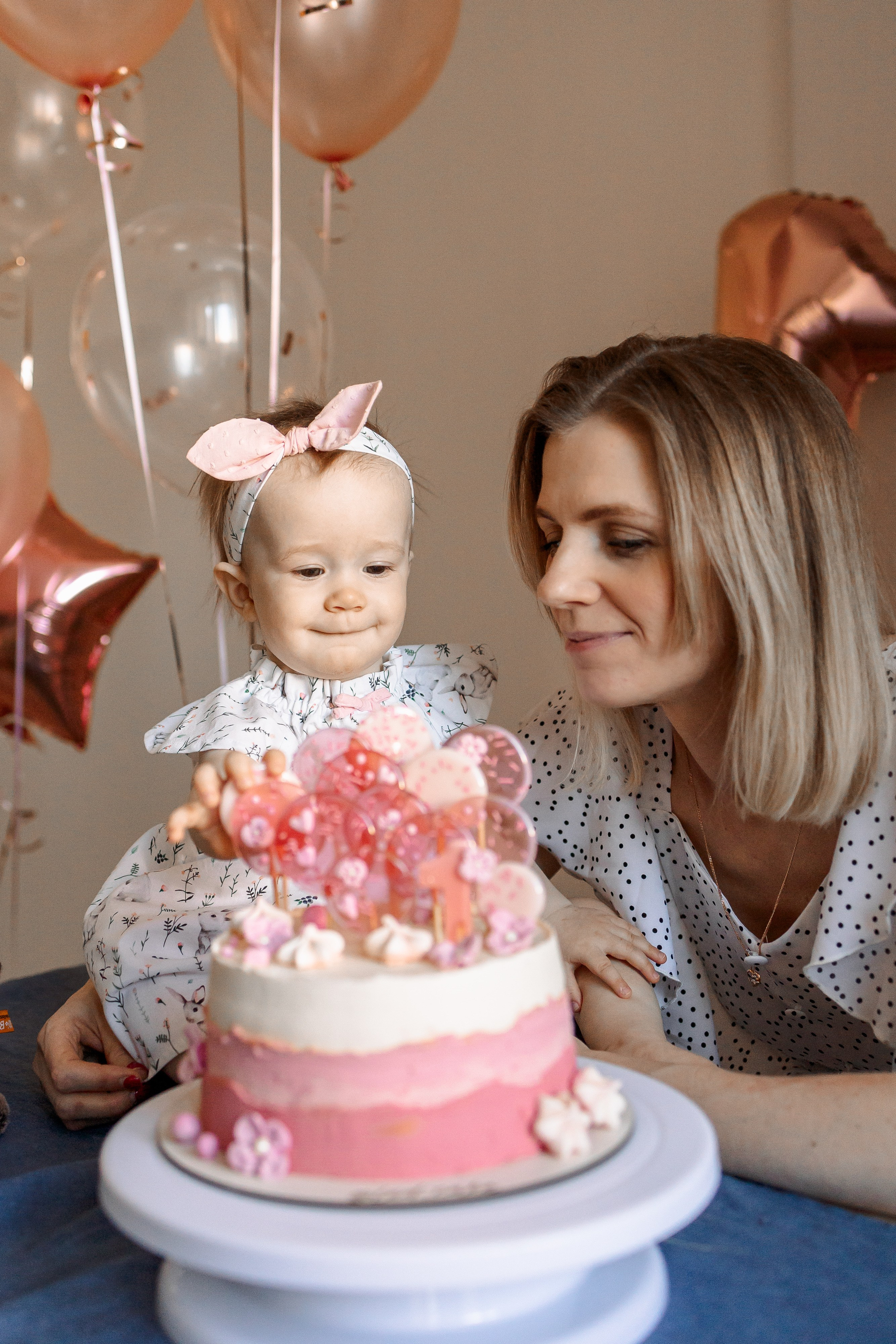 Первый день рождения малышки. Семейный Фотограф в Москве Евгения Симоненко