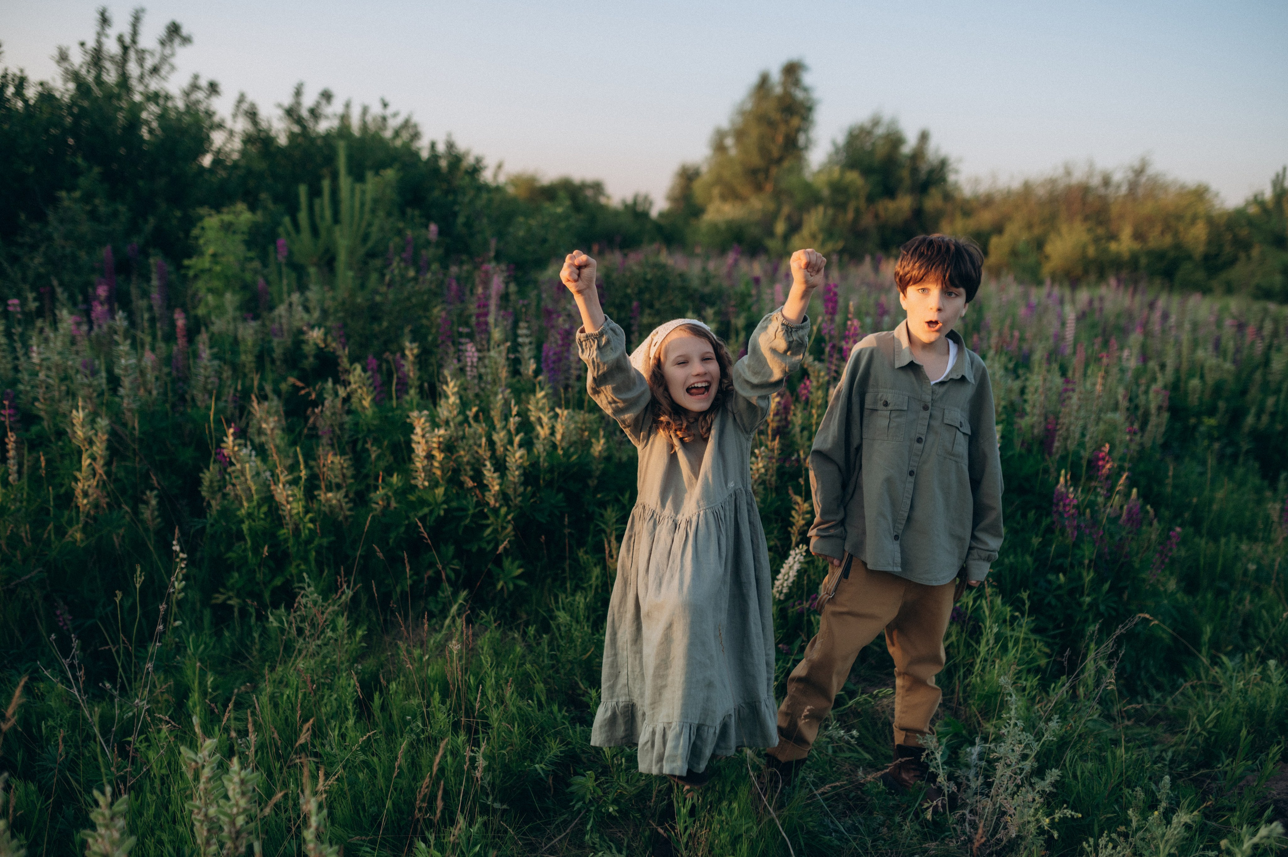 Соня и Захар — первая любовь и воздушный змей. Фотограф Мария Стрелкова