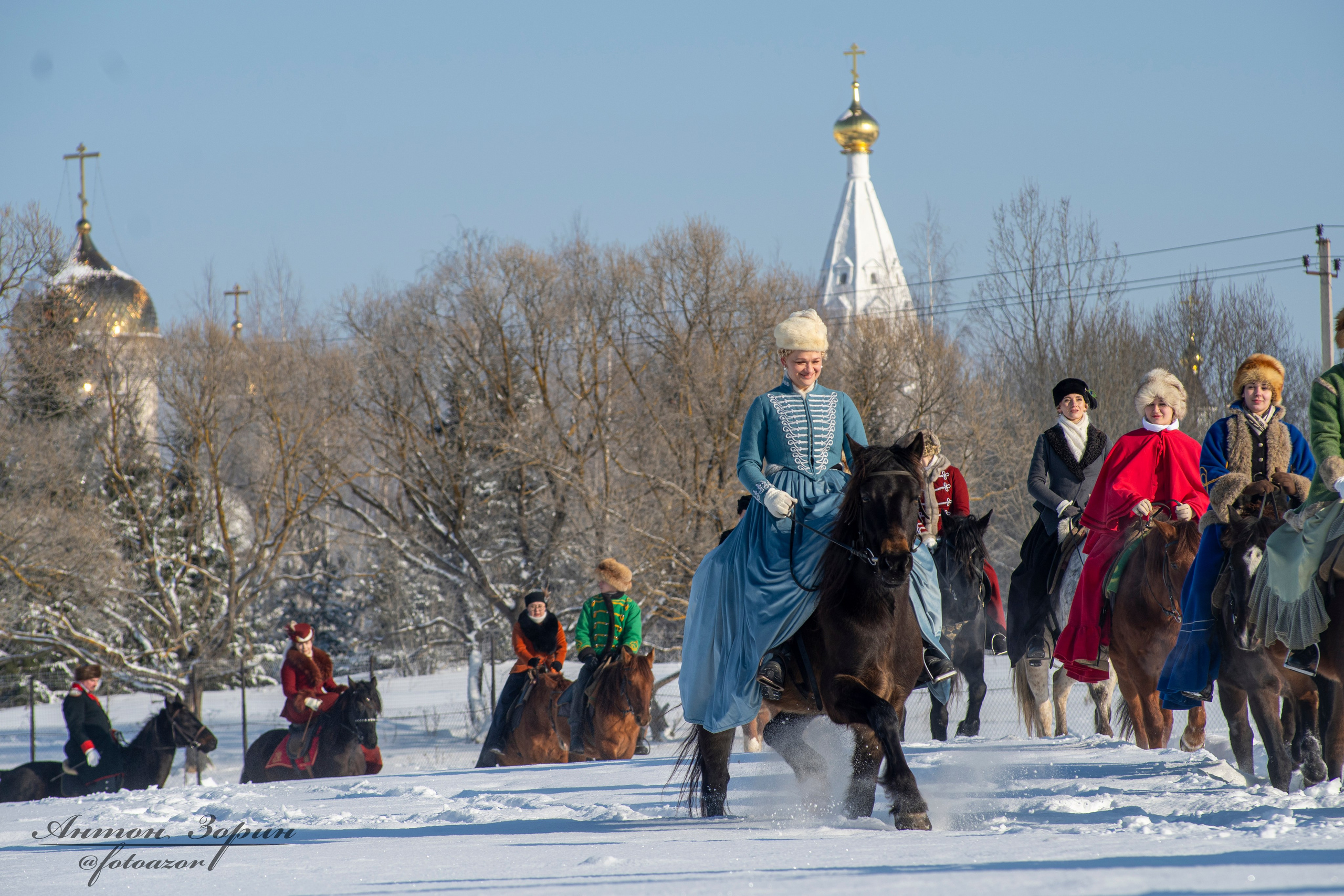 Конная охота. Семейный и детский фотограф Антон Зорин