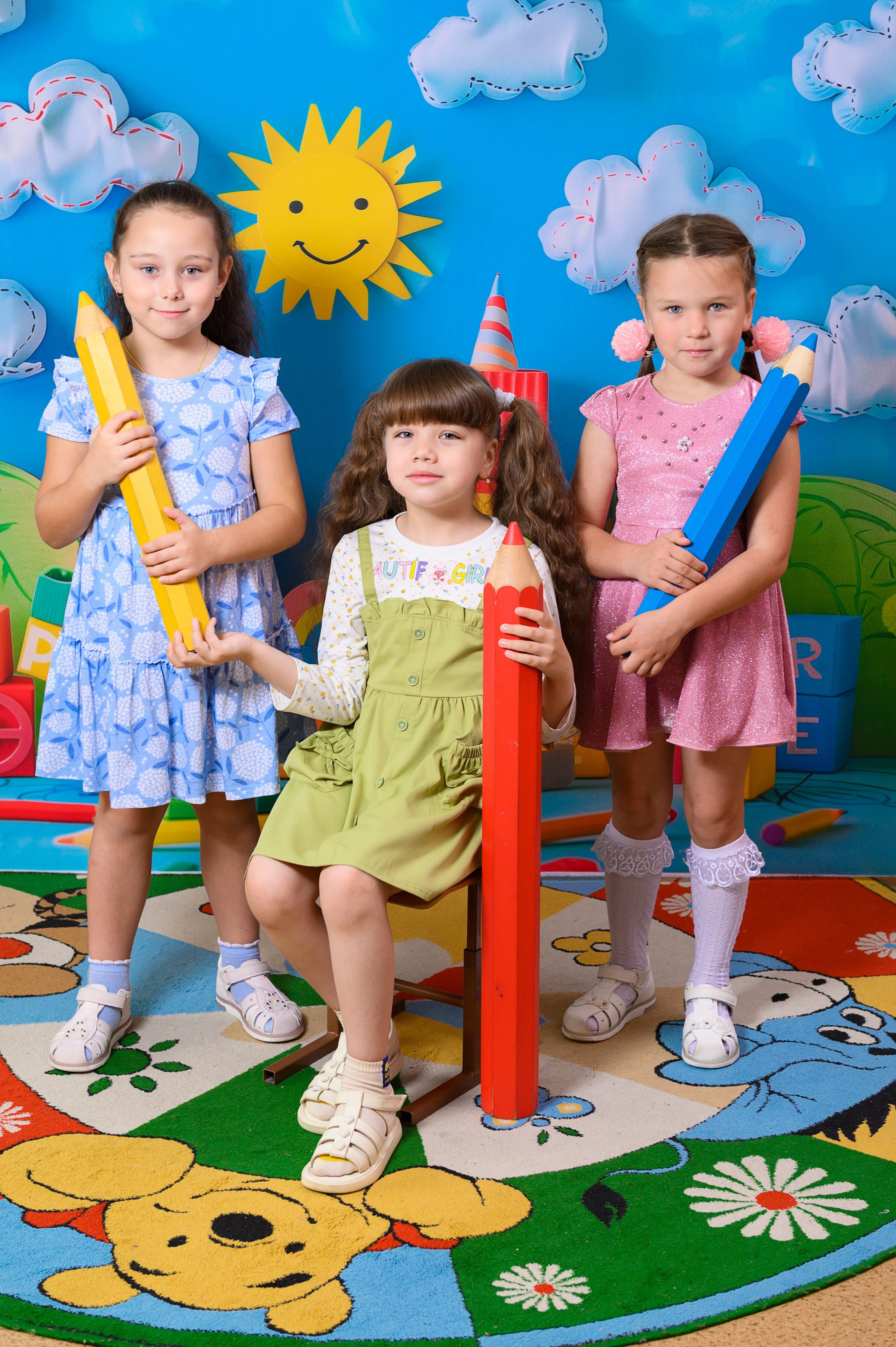 Фотосессия на выпускные альбомы для детского сада. Выпускные альбомы Искитим Бердск Новосибирск