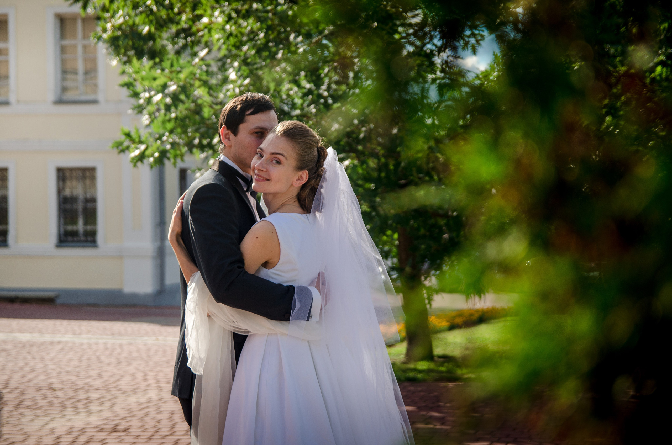 Художественная свадебная фотосессия в городе. Фотограф в Витебске Сергей Томашев