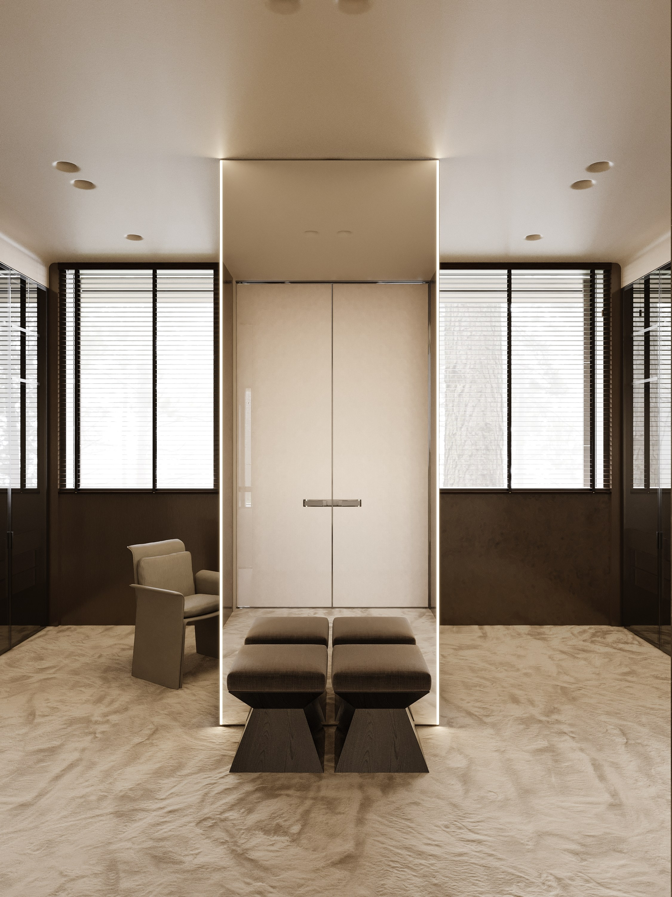 VILLA MADISON /1250 sq m /25'. Интерьерное ателье numéro а