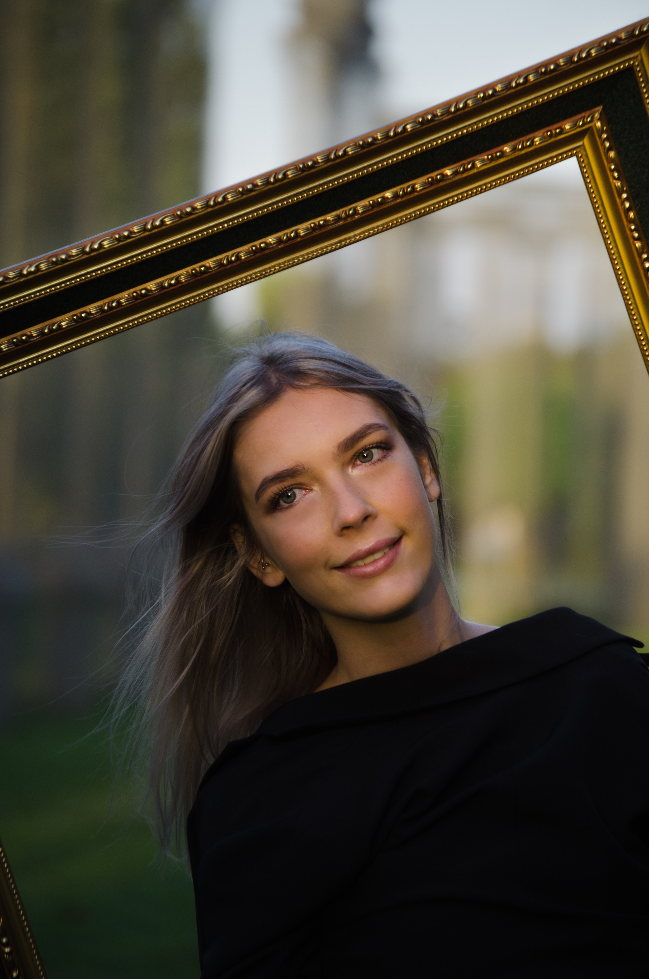 Диана в парке. Портретный фотограф в Краснодаре Юлия Кудряшова