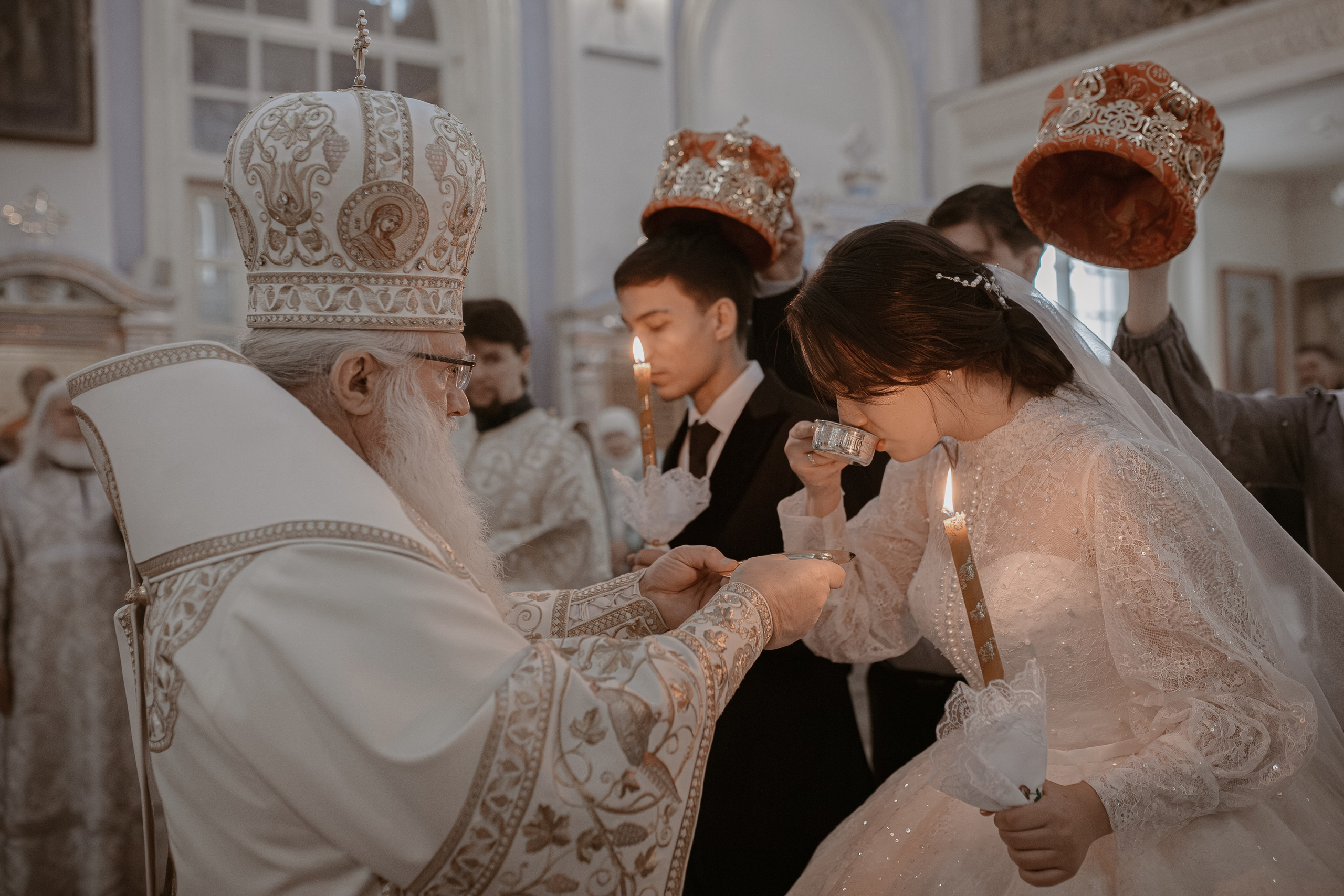 Митрополит Викентий совершил таинство Венчания. Фотограф на Крещение и Венчание в Ташкенте