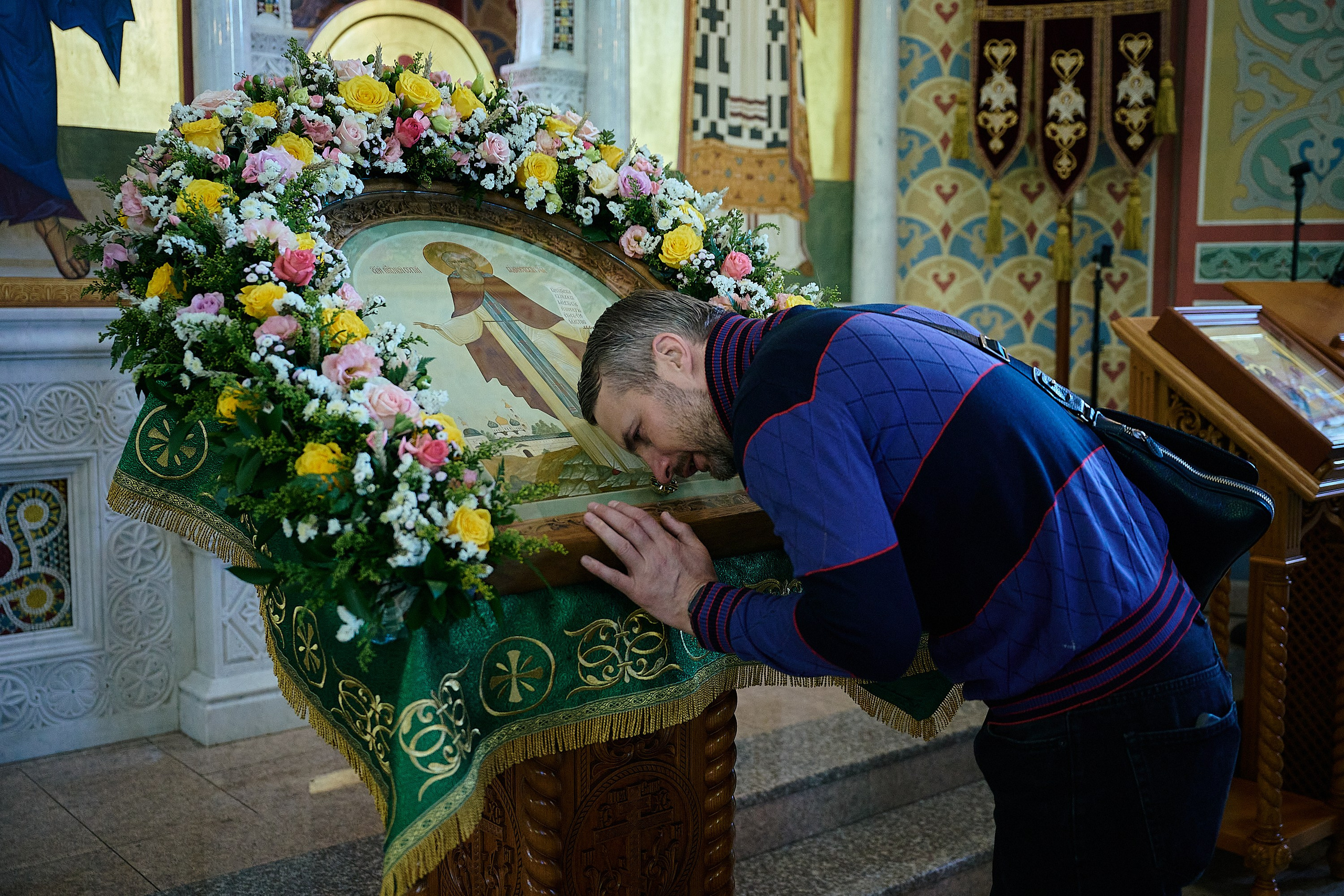 Престольный праздник в храме преподобного Сергия Радонежского в Солнцево. Фотограф Елена Думби