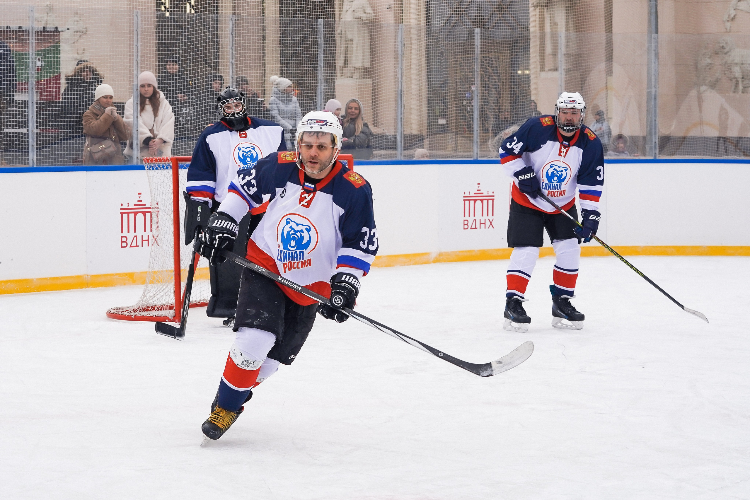 Хоккейный матч на ВДНХ. Анна, фотограф Москва, Зеленоград