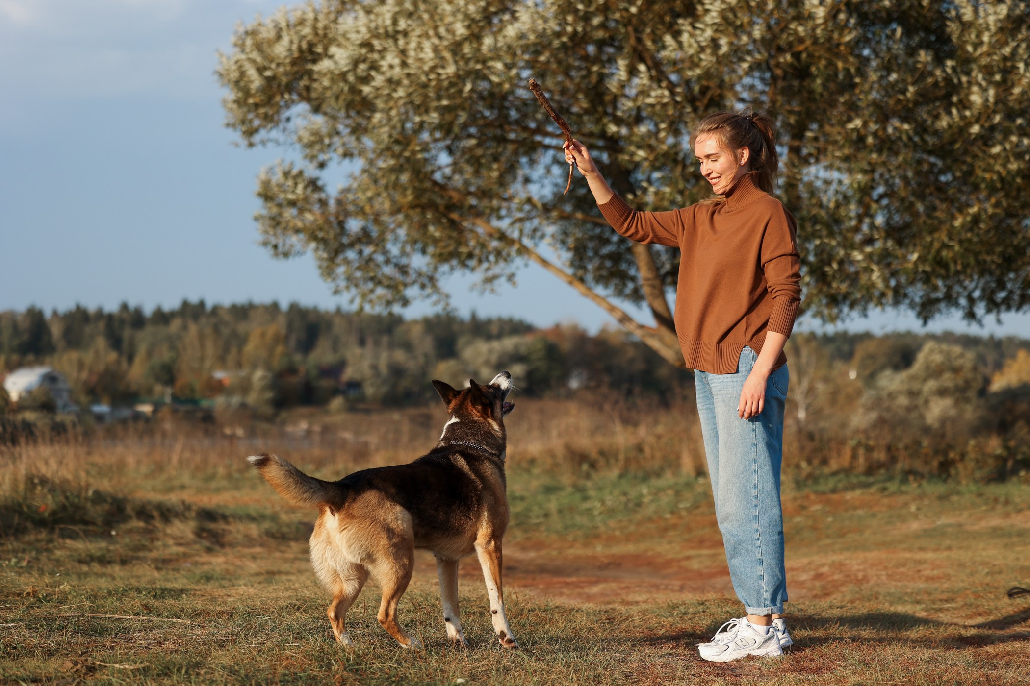 Прогулка на природе. Фотограф-анималист Полина Колкова | Москва