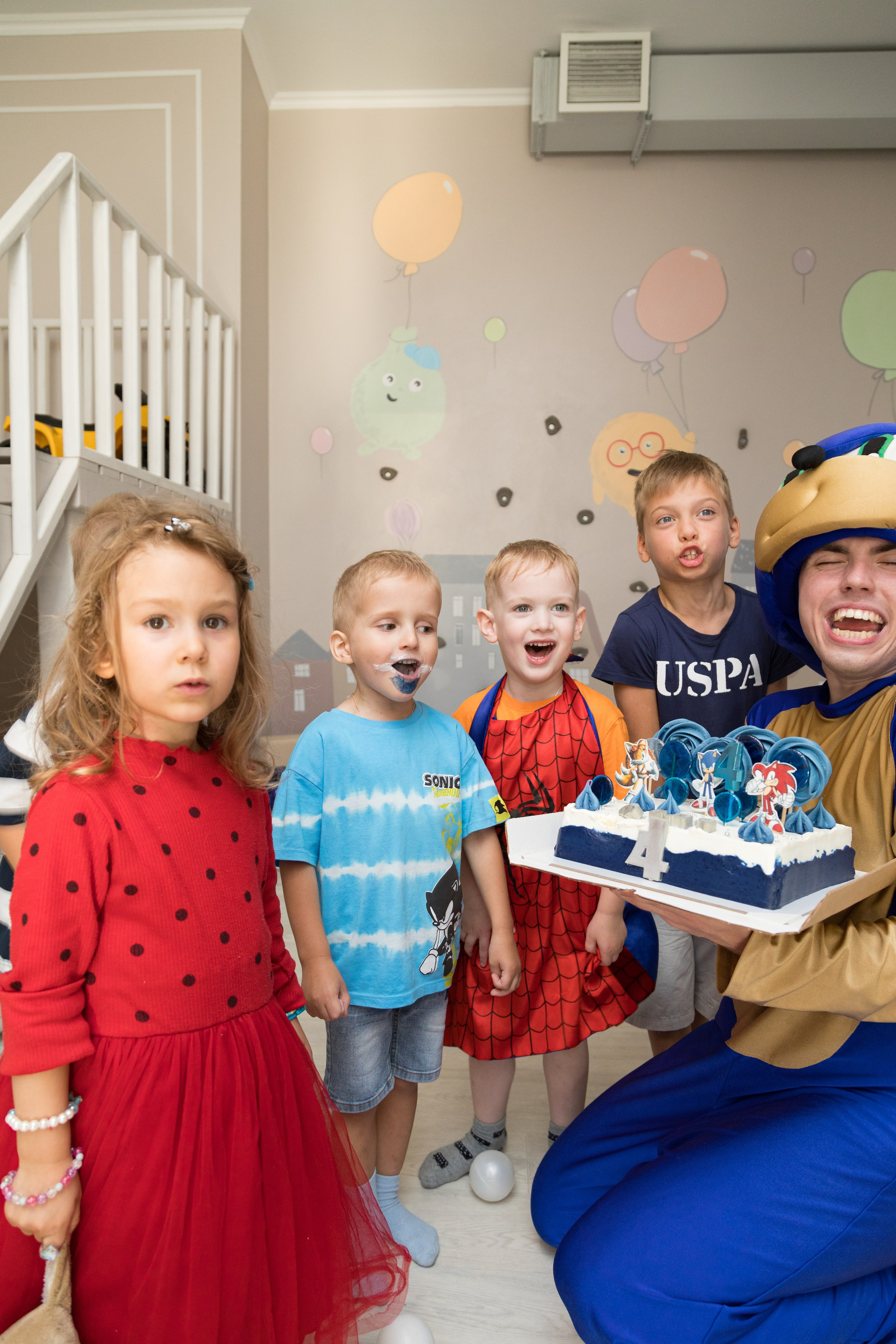 День рождения Федора, 4 года, Детская игровая студия Mimiloft. Детский и контент фотограф Надя Волкова Санкт-Петербург