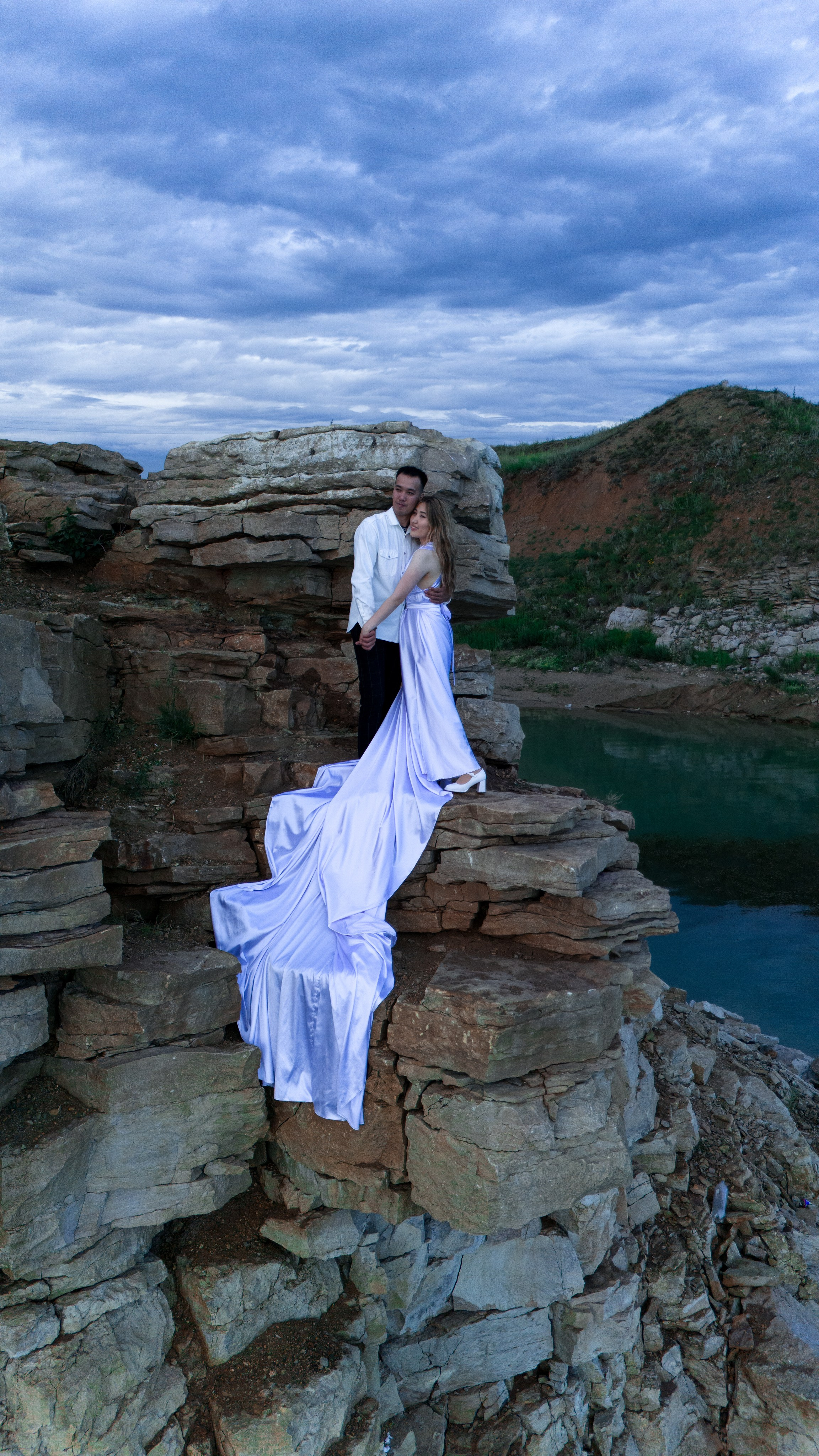 Парная фотосессия на природе в городе Караганды