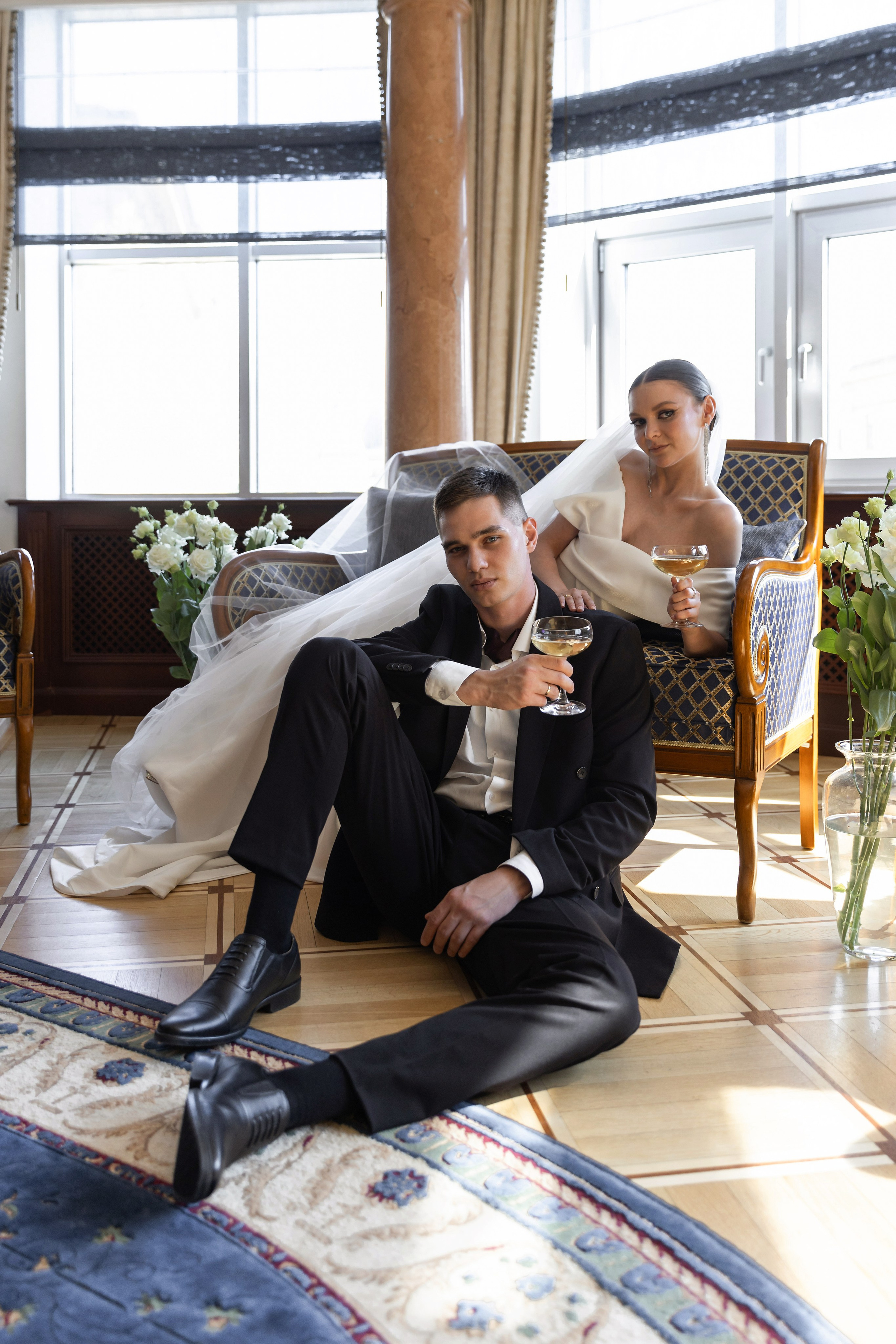 Свадебная съемка в отеле. Свадебный и портретный фотограф в Санкт-Петербурге Надежда Чечулина