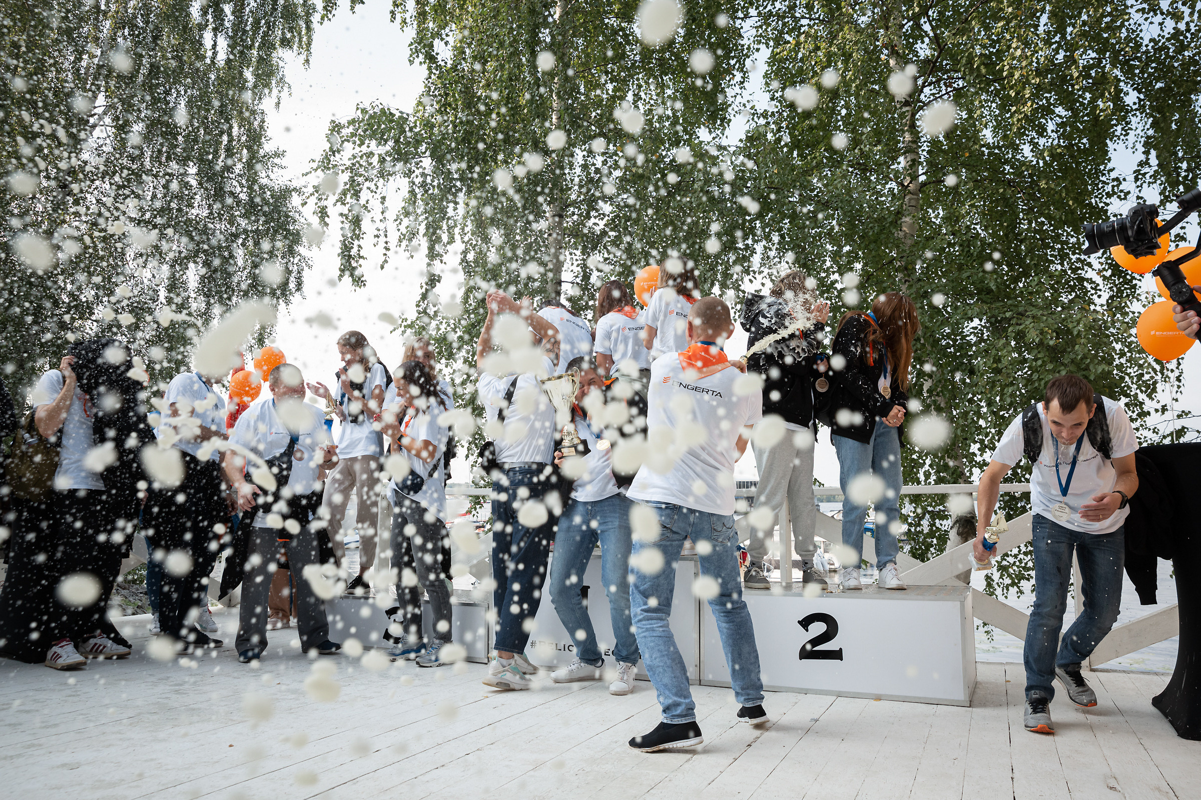 Корпоратив в яхт-клубе Пеликан. Свадебные фотографы в Москве: Денис и Елена Пройдовы