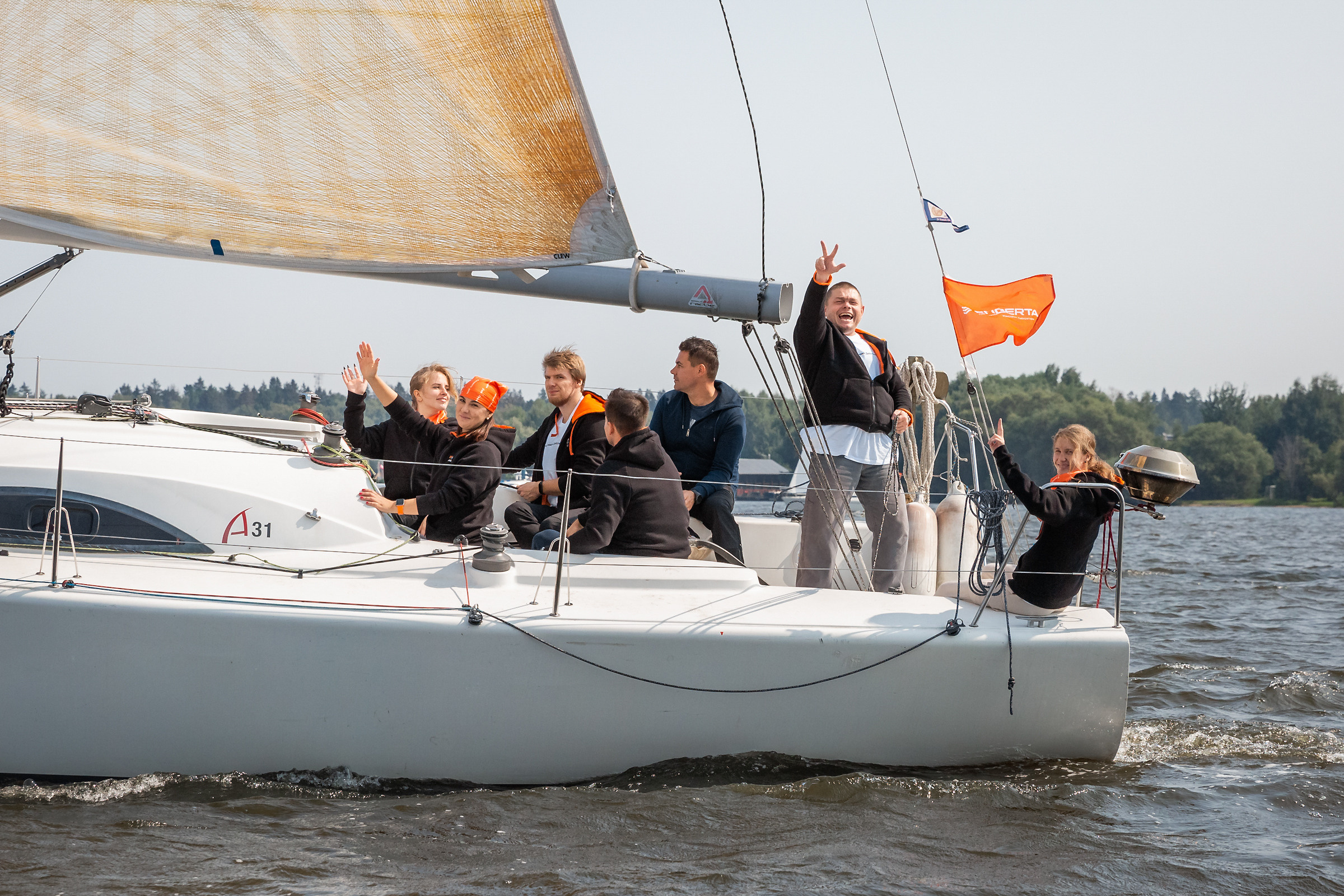 Корпоратив в яхт-клубе Пеликан. Свадебные фотографы в Москве: Денис и Елена Пройдовы