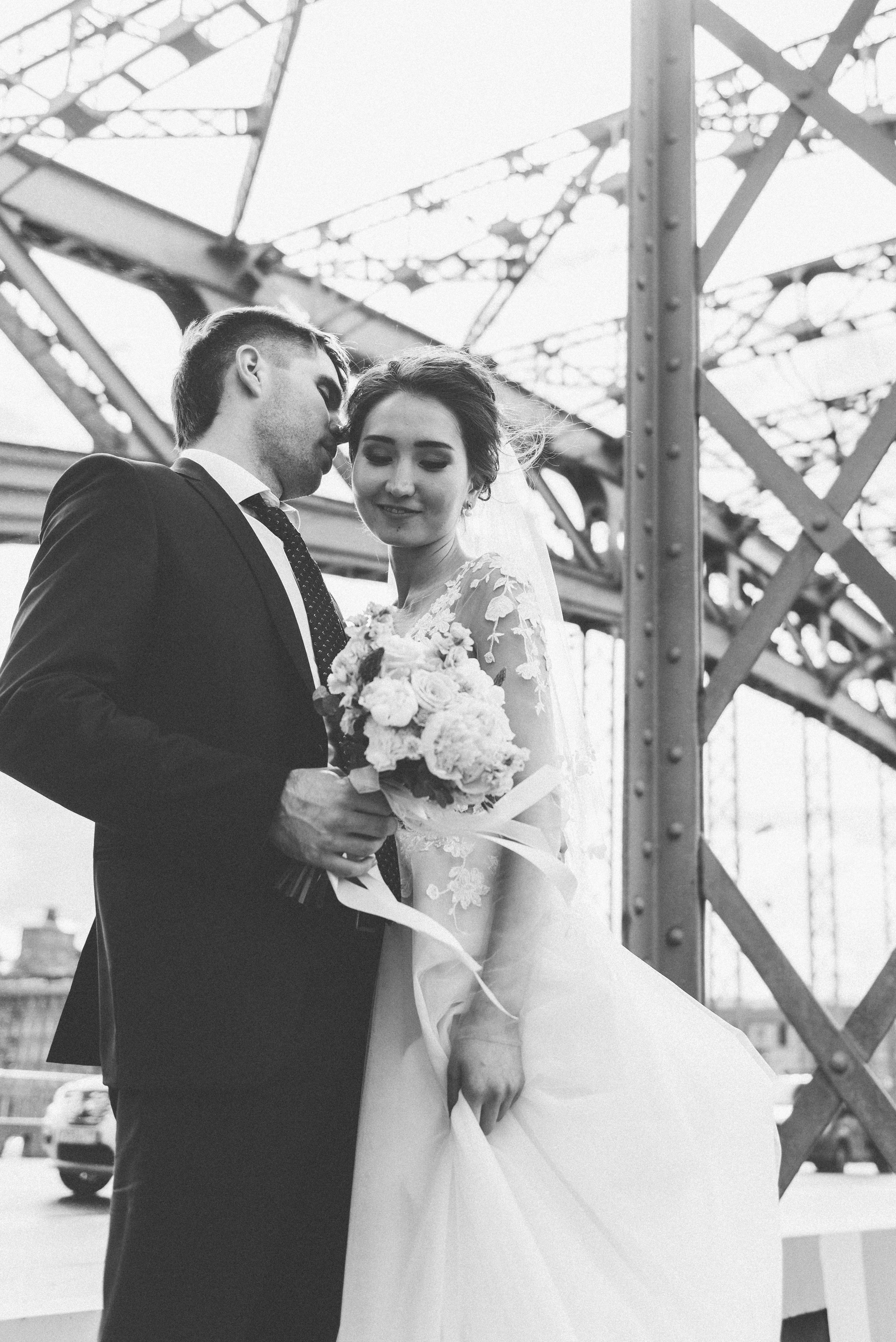 Свадьба для любителей ч/б фото. Артем и Айна. Свадебный и семейный фотограф София Невская