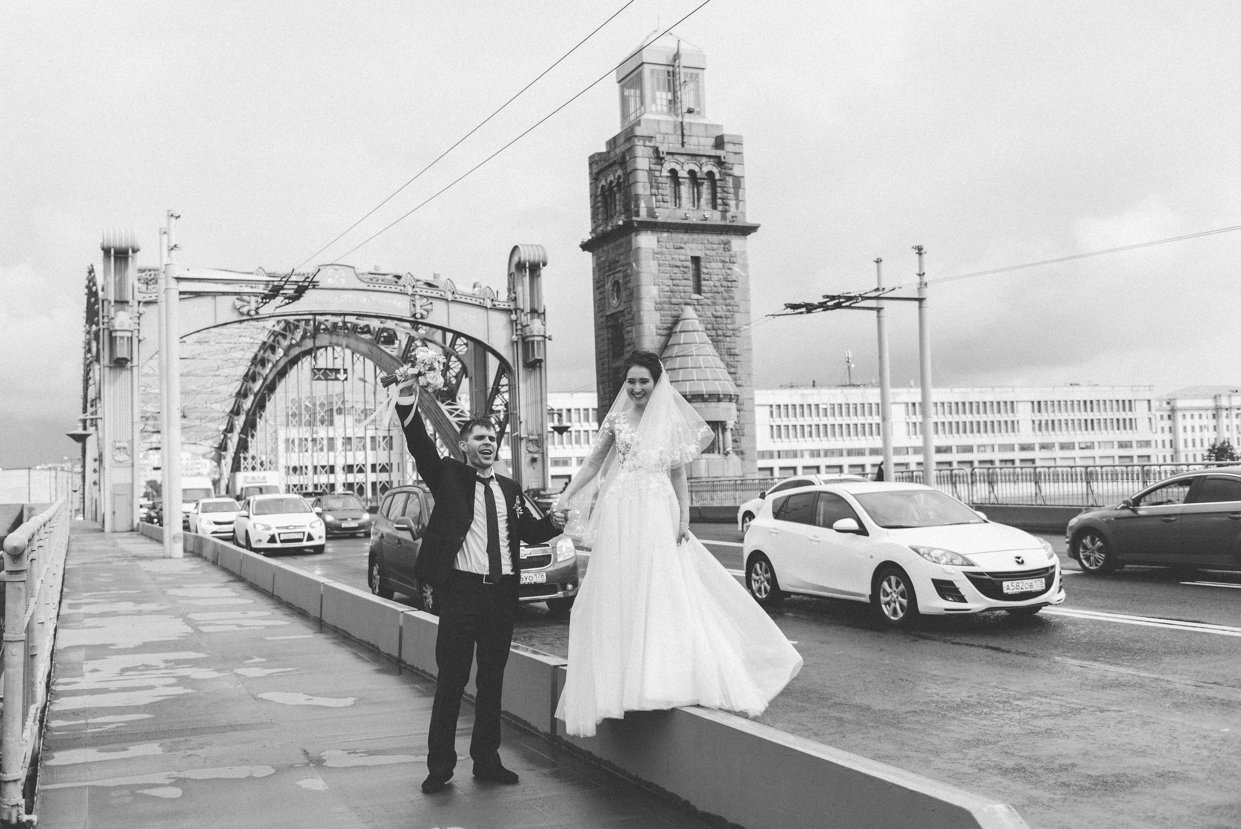 Свадьба для любителей ч/б фото. Артем и Айна. Свадебный и семейный фотограф София Невская