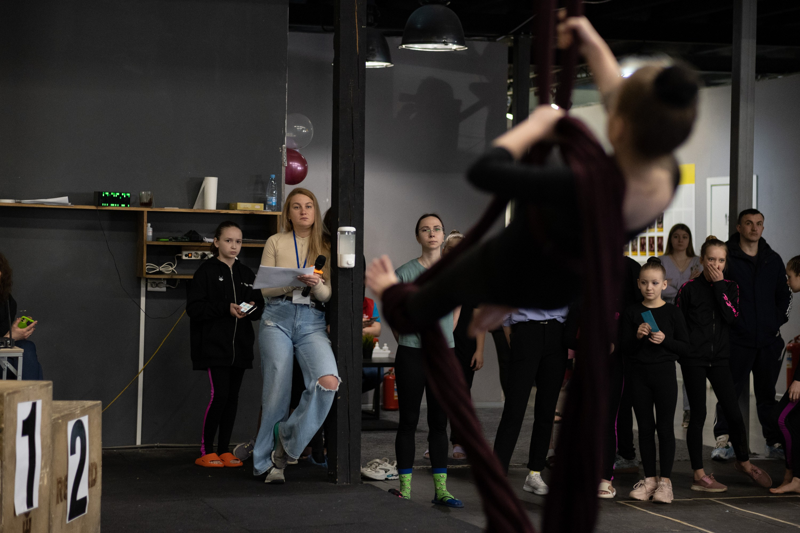 Внутриклубные соревнования по воздушной гимнастике 02.04.23