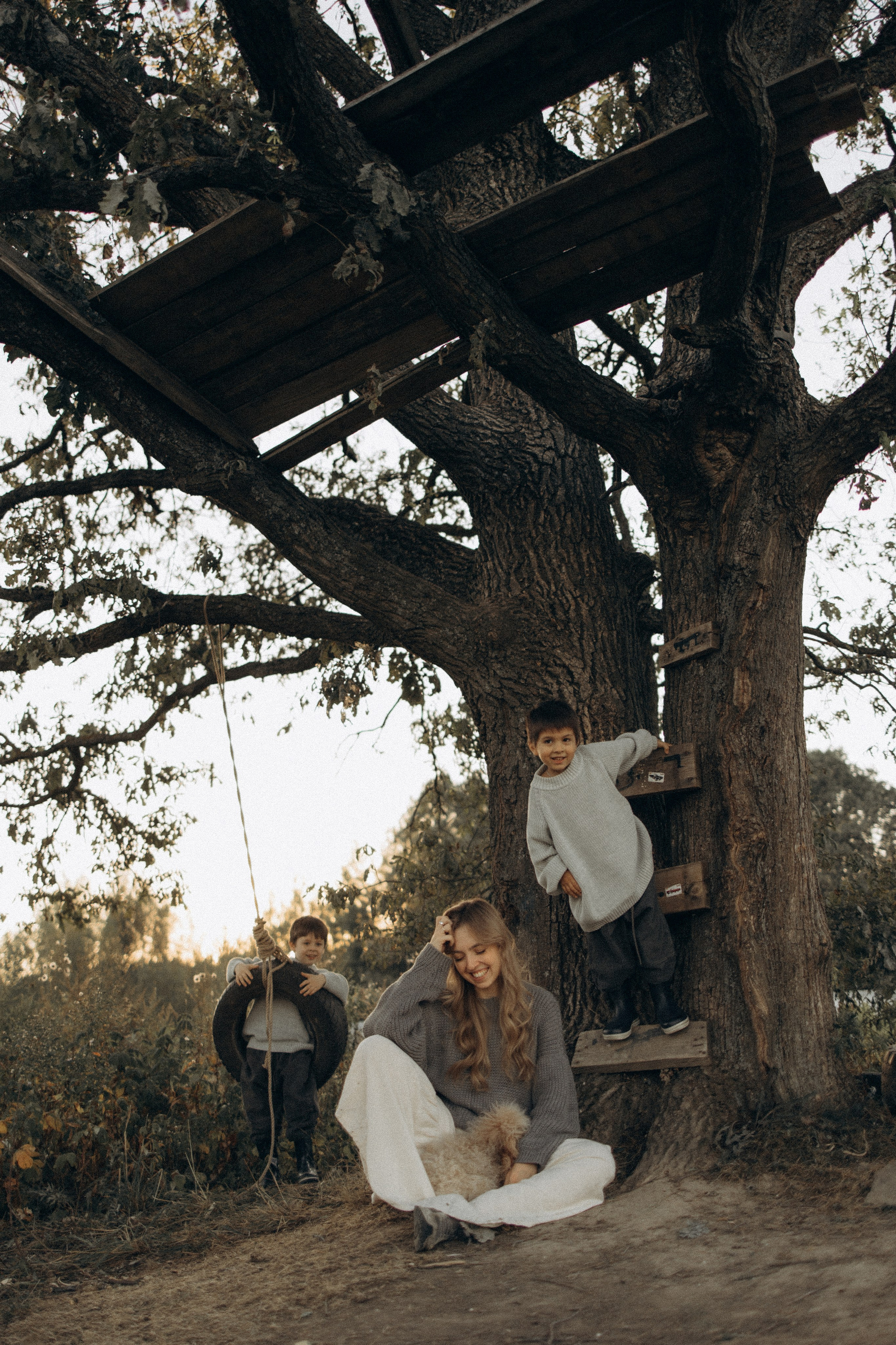Домик на дереве. Семейный фотограф Москва Юлиана Фетисова