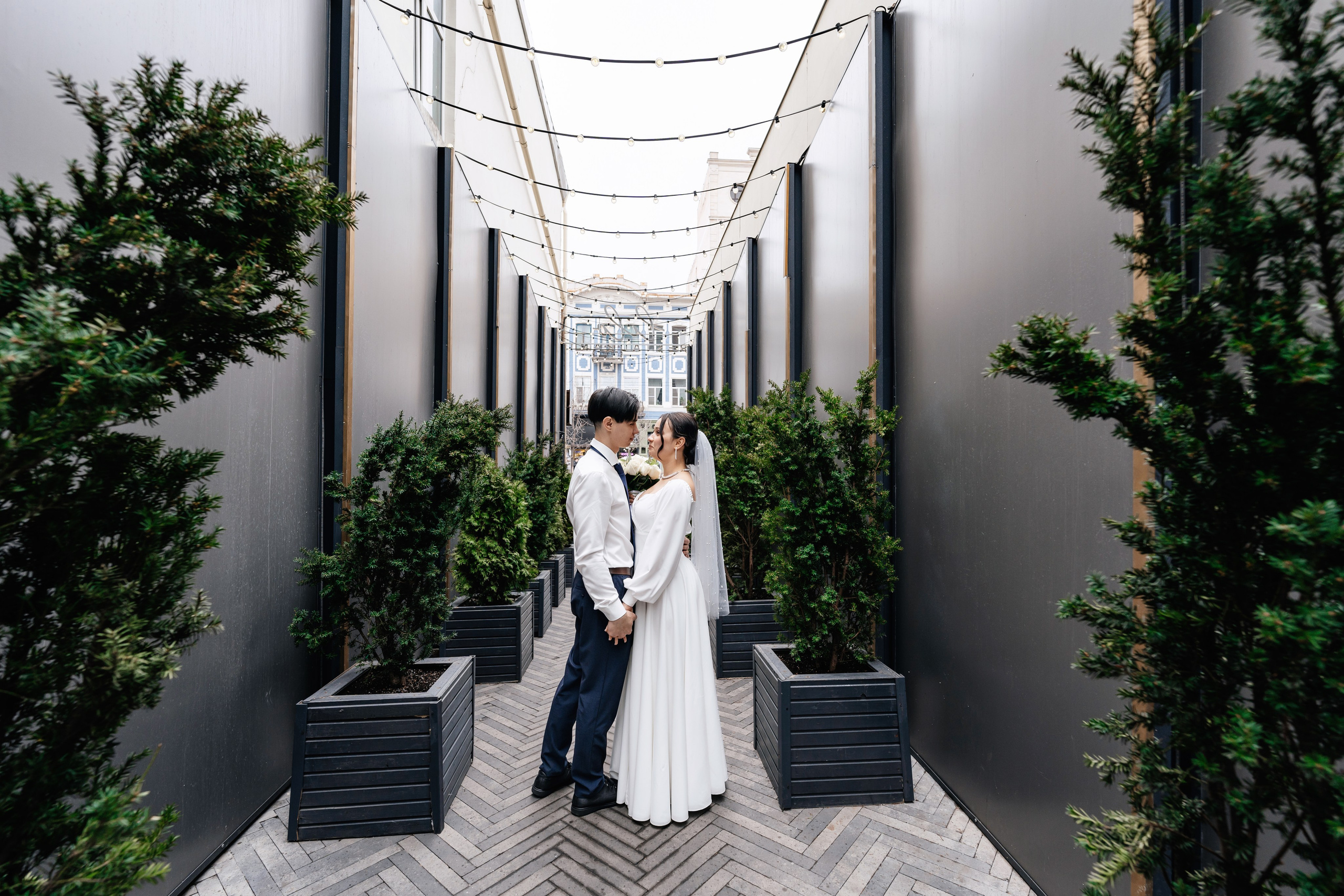 Свадебная красивая фотосессия