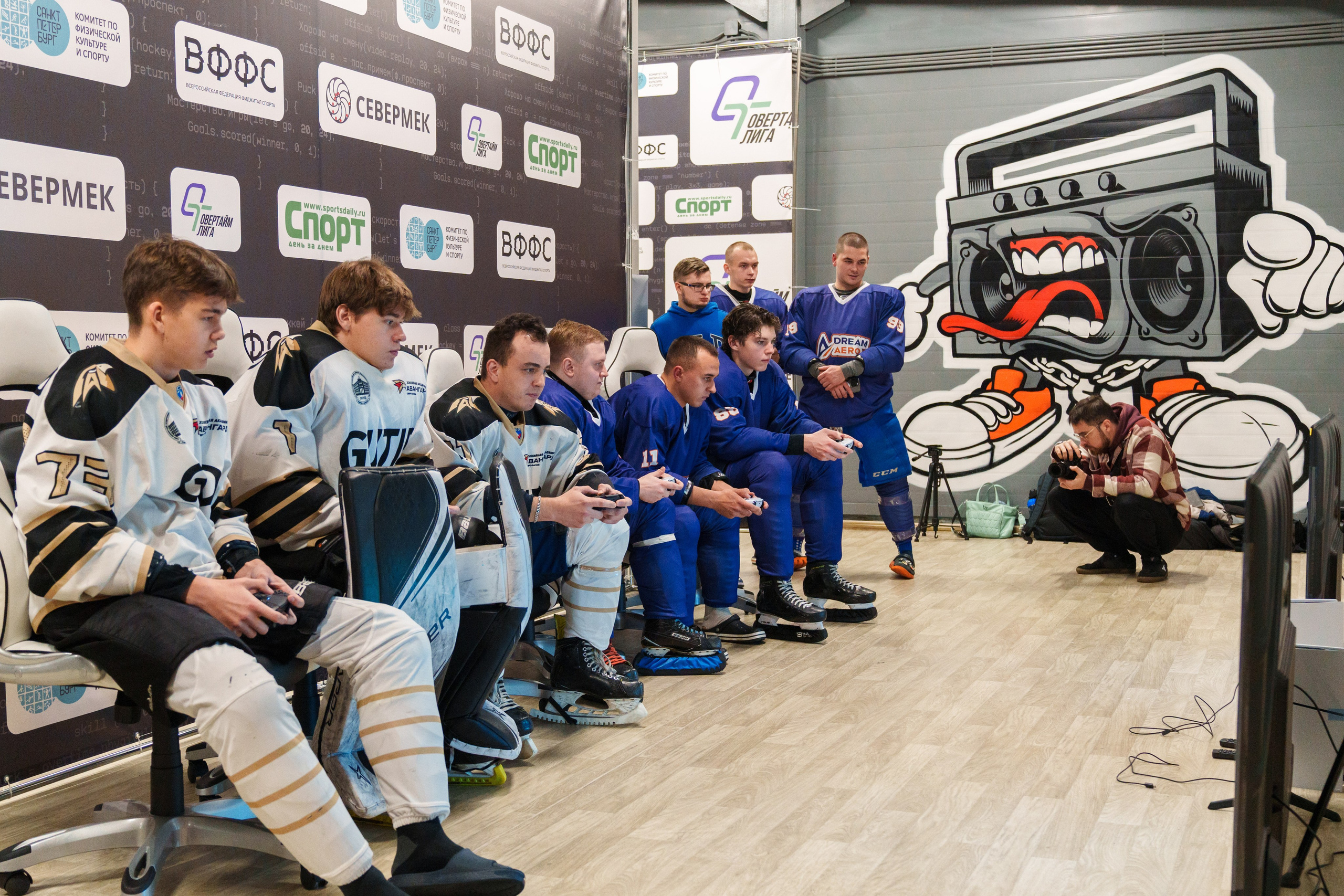 Фиджитал хоккей. Репортаж для спортивного клуба ГУТИД. Фотограф в Санкт-Петербурге Ибрагимова Алина