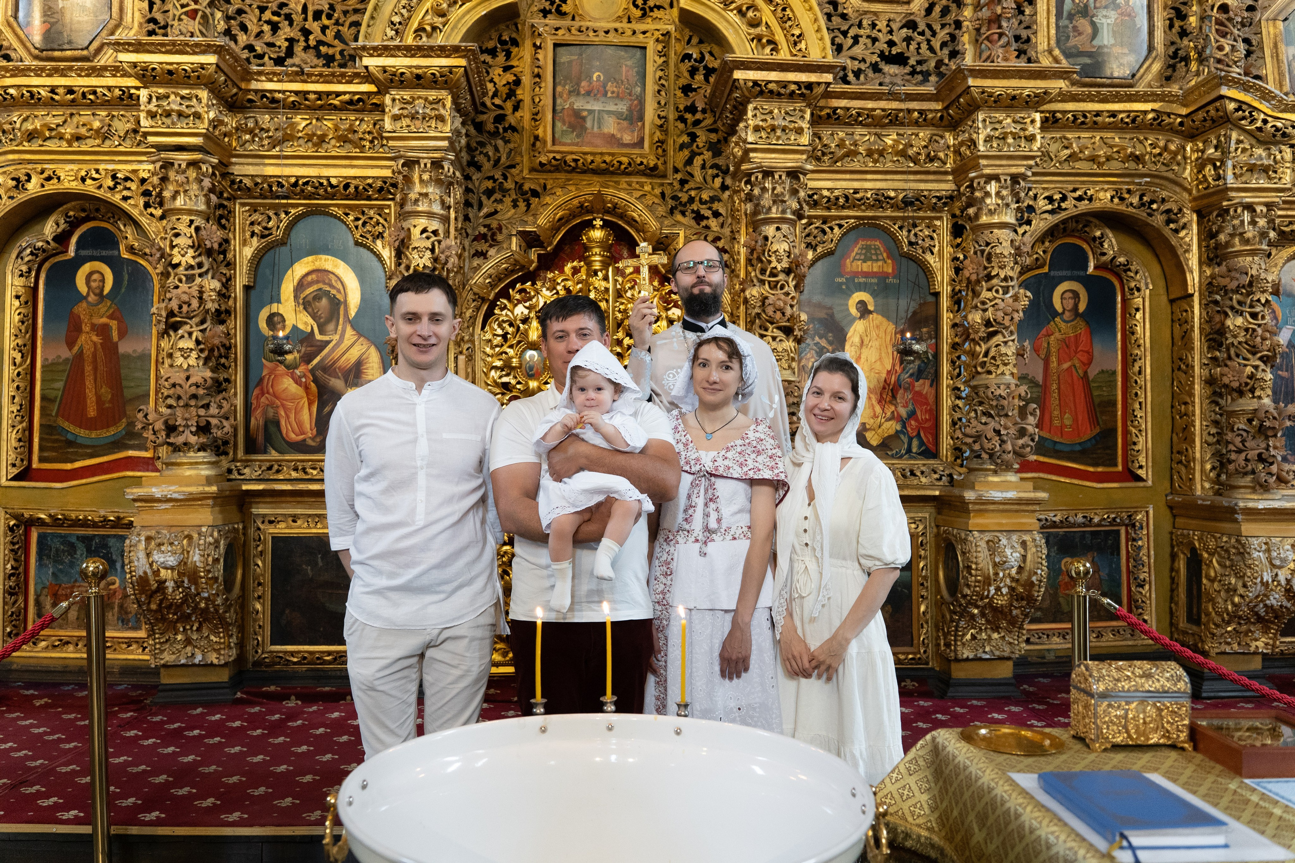 Крестины Майи в Старочеркасском Воскресенском войсковом соборе