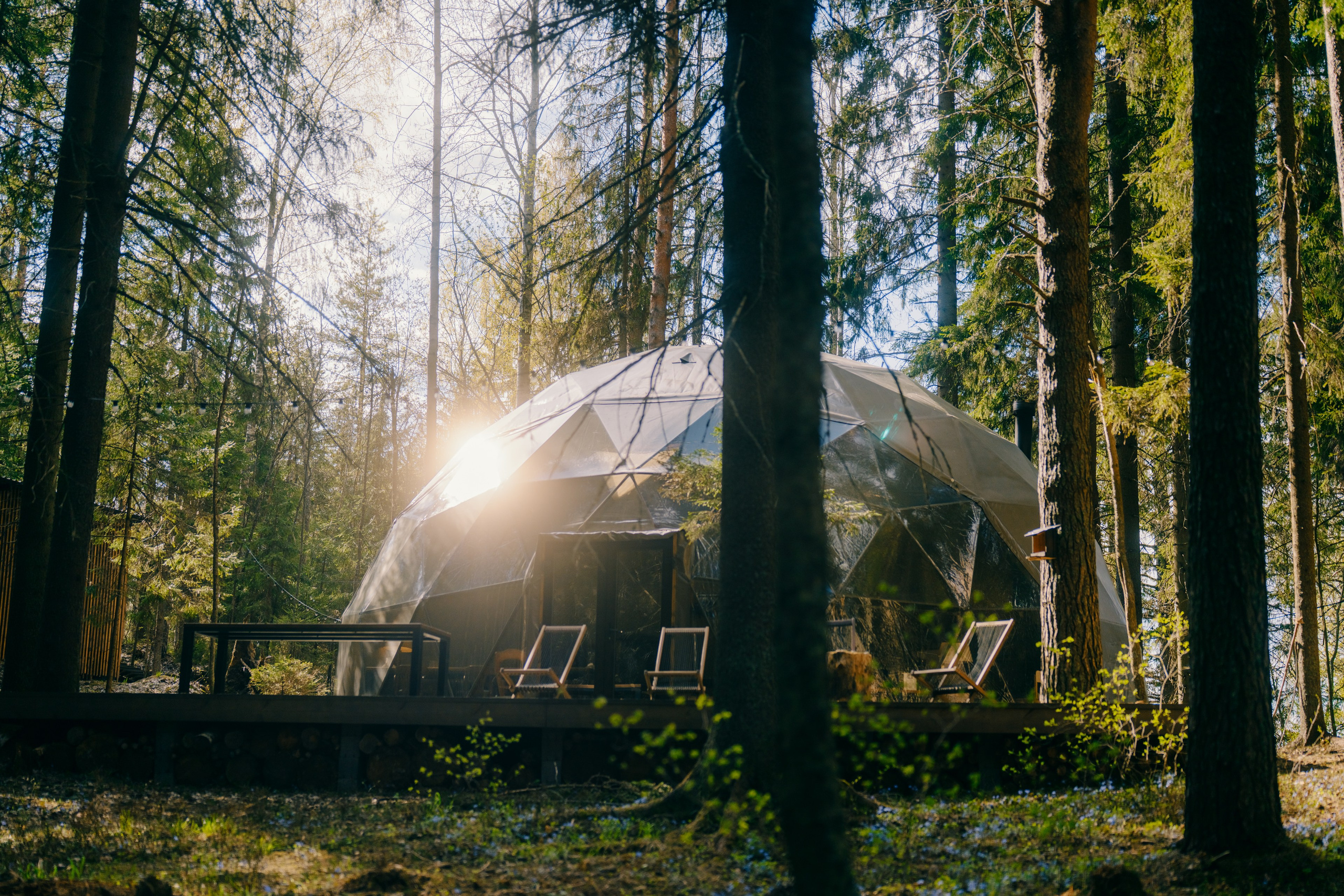 Глэмпинг в Карелии Villy Uley. Асхат Бардынов