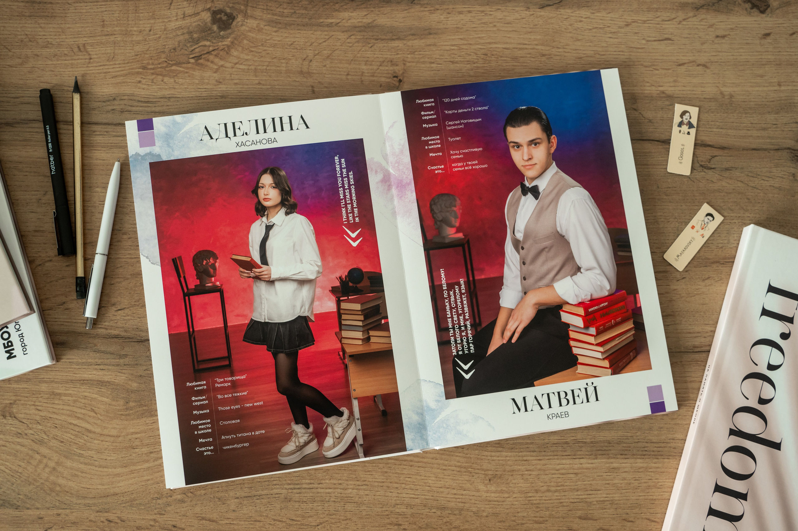 Стильные выпускные альбомы для 9-11 классов