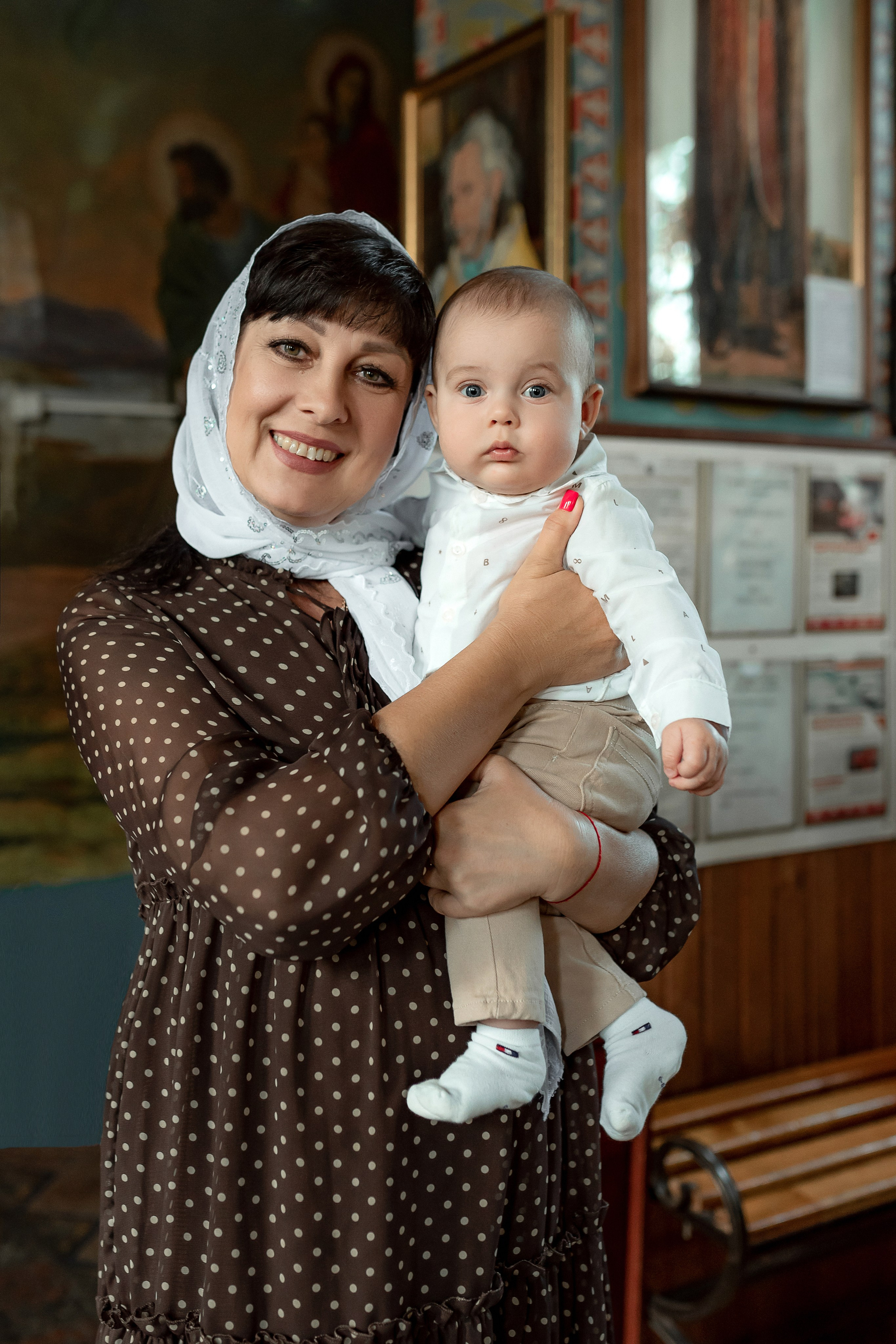 Крещение Захара. Семейный и детский фотограф Наталья Горда